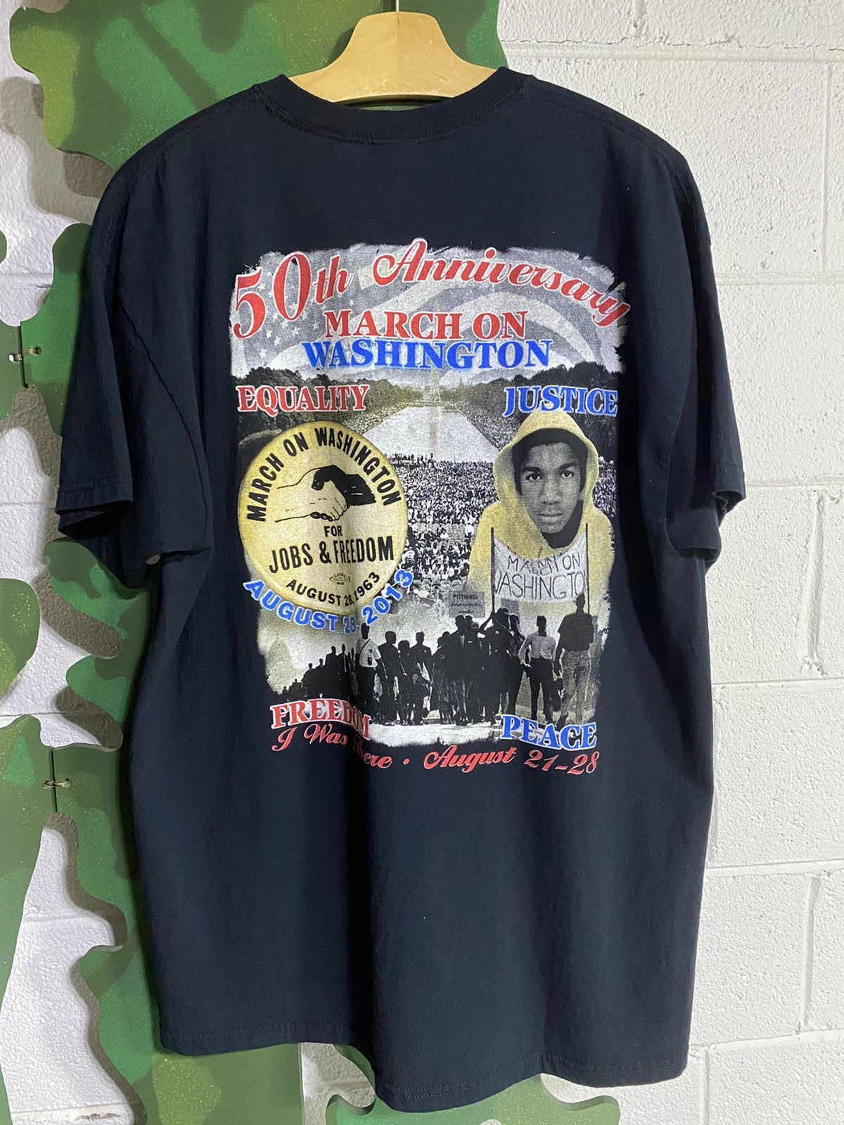 Vintage MLK 50th anniversary March on Washington tshirt (size XL) Size US XL / EU 56 / 4 - 2 Thumbnail