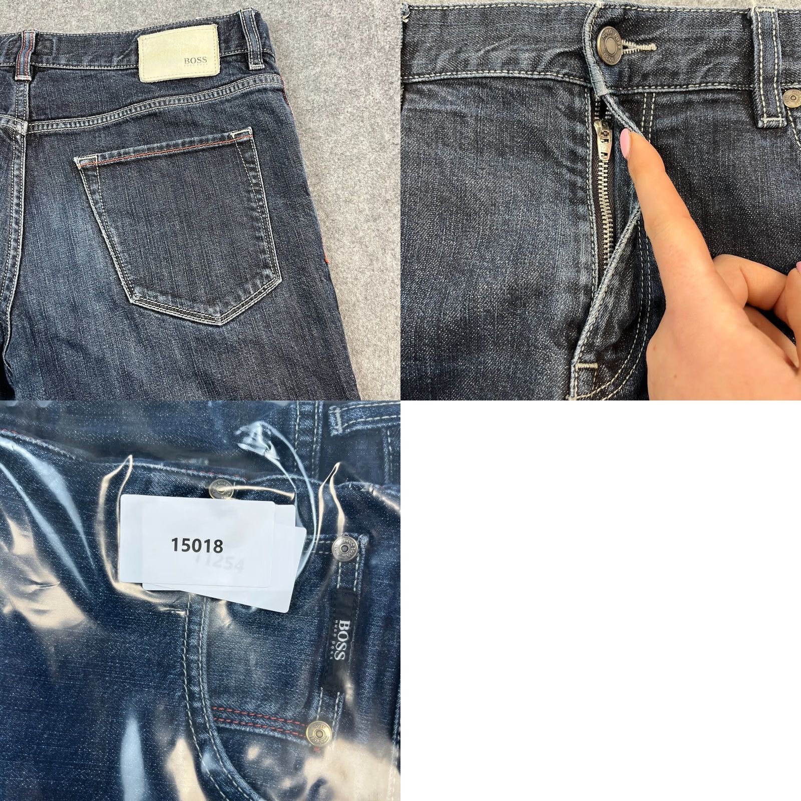 Hugo Boss HUGO BOSS Jeans Maine 1 Regular 34 34 Dark Wash Blue Denim 5-Pocket Stretch Mens Size US 34 / EU 50 - 9 Thumbnail