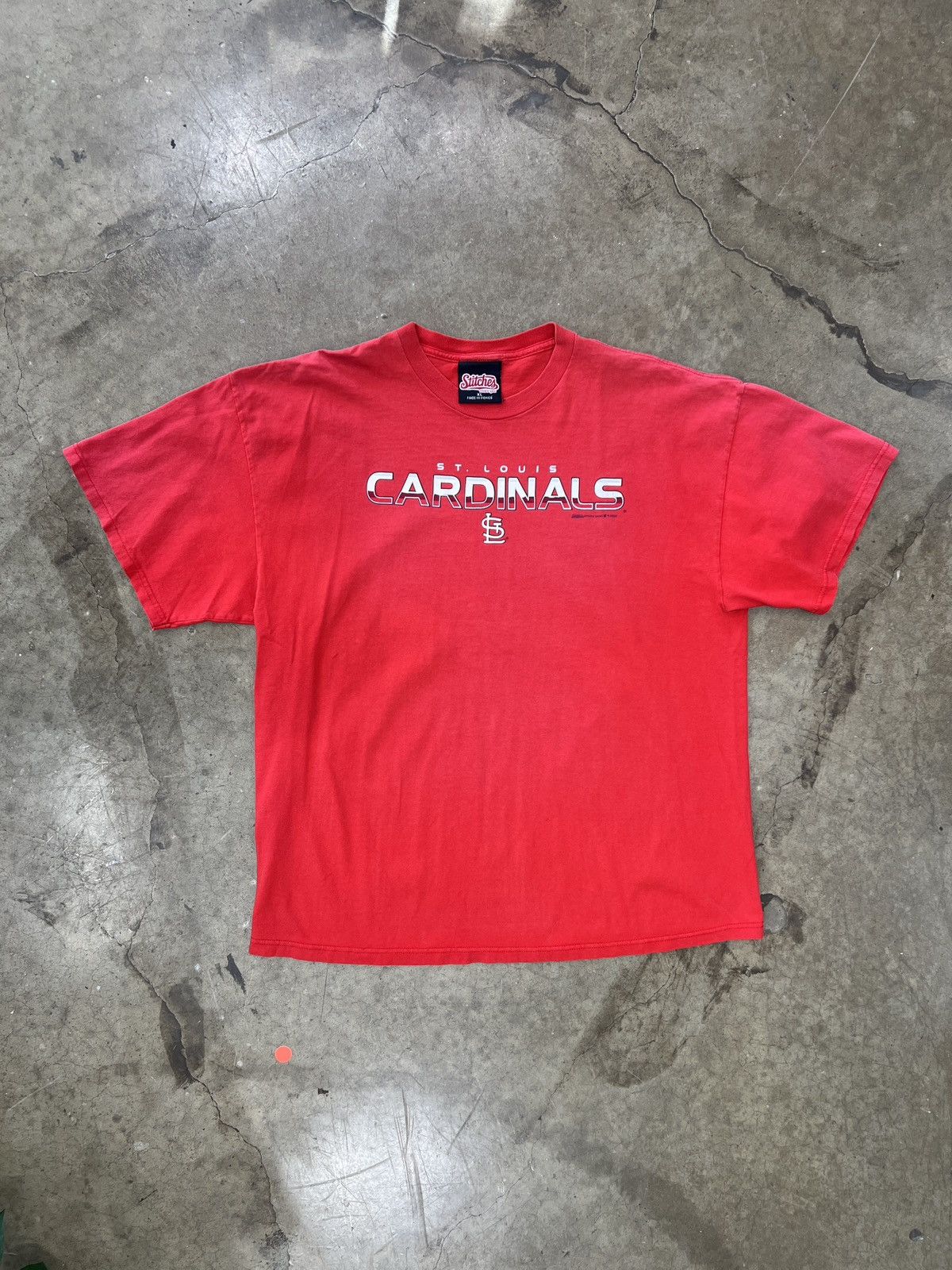MLB Vintage MLB 2006 St Louis Cardinals Baseball Stitches Tee XL Size US XL / EU 56 / 4 - 2 Thumbnail
