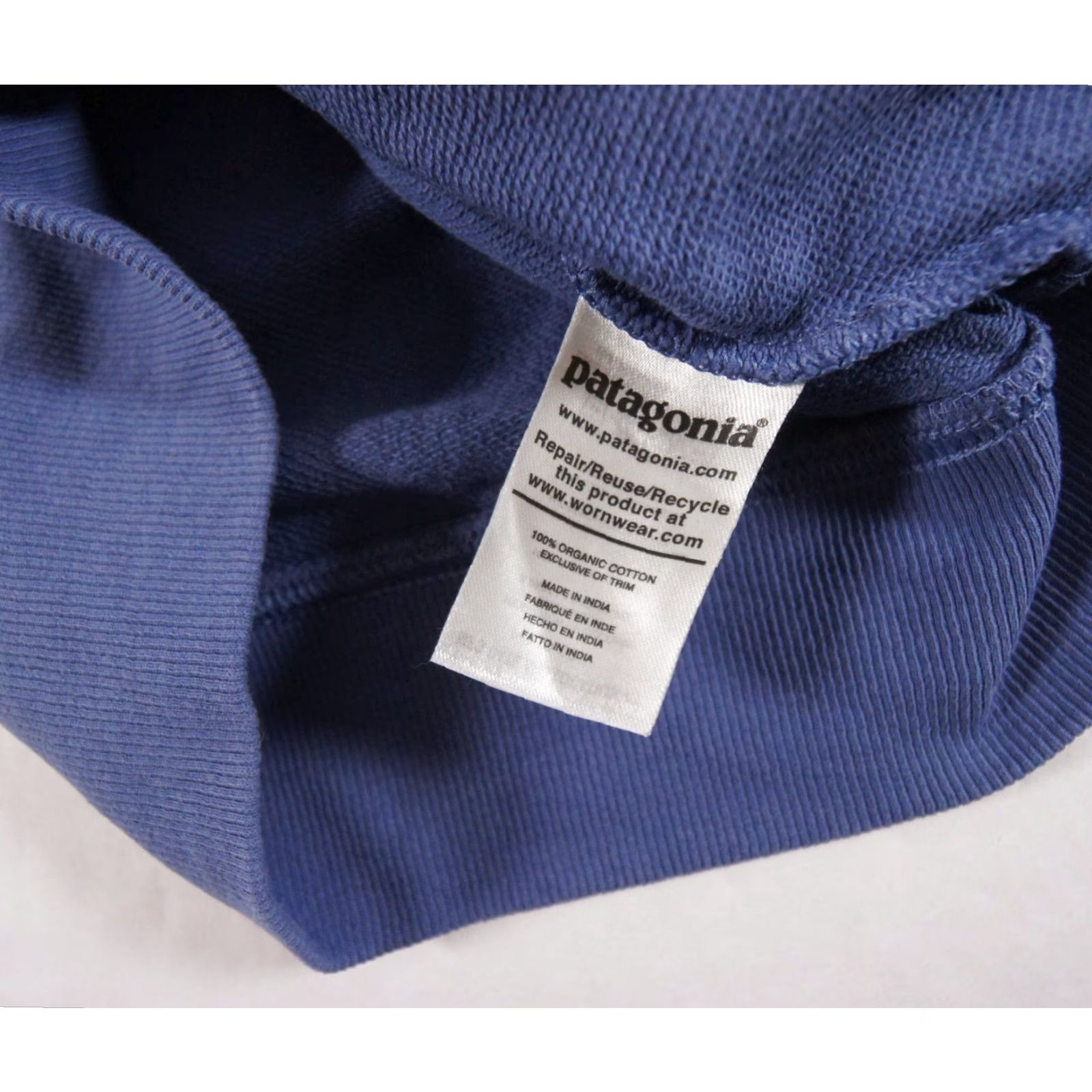Patagonia Patagonia Womens Small Blue Hoodie Fitz Roy Sweatshirt Ladies Outdoor Casual Pullover Hooded Fleece Cotton Sweater Size S / US 4 / IT 40 - 6 Thumbnail