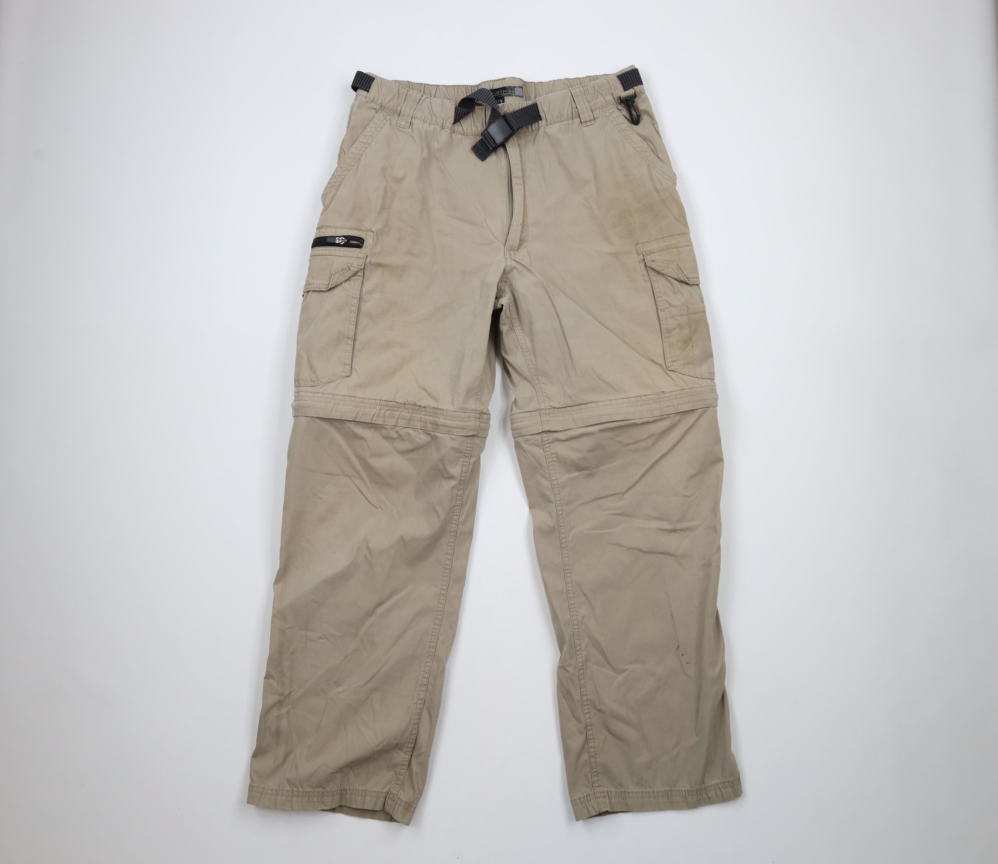 Vintage Vintage 90s Streetwear Convertible Wide Leg Cargo Pants Size US 36 / EU 52 - 1 Thumbnail