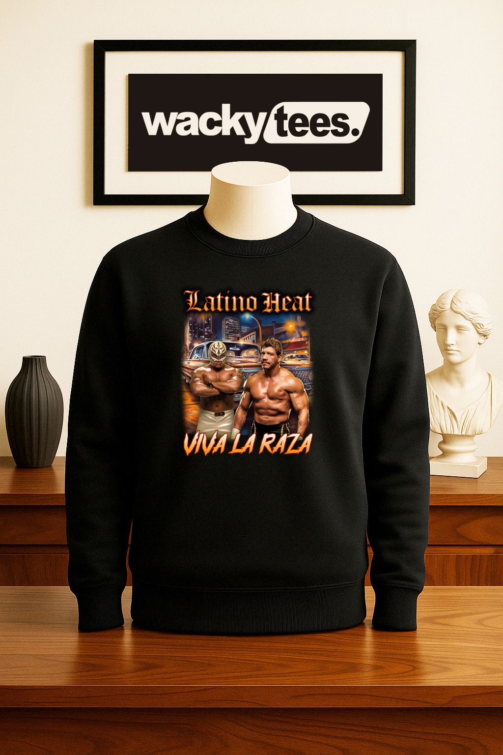 Other Latino Heat Viva La Raza Lowrider Eddie Graphic Tee Shirt Size US L / EU 52-54 / 3 - 3 Thumbnail