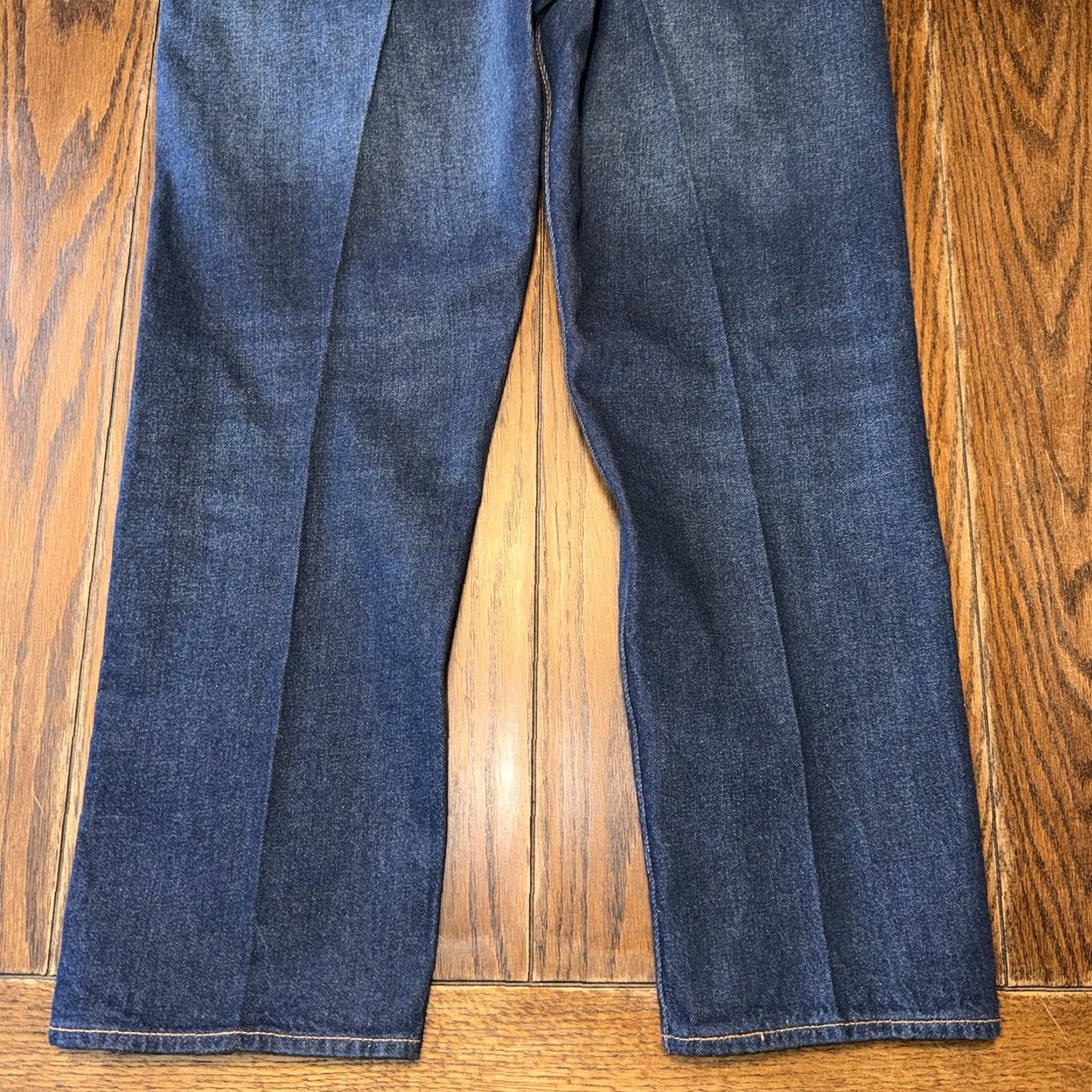 Levi's Levi's 501 ST Jeans Slim Taper Dark Wash Blue Denim Button Fly Men 40x30 Regular Inseam 29" Vintage No Size US 40 / EU 56 - 7 Thumbnail