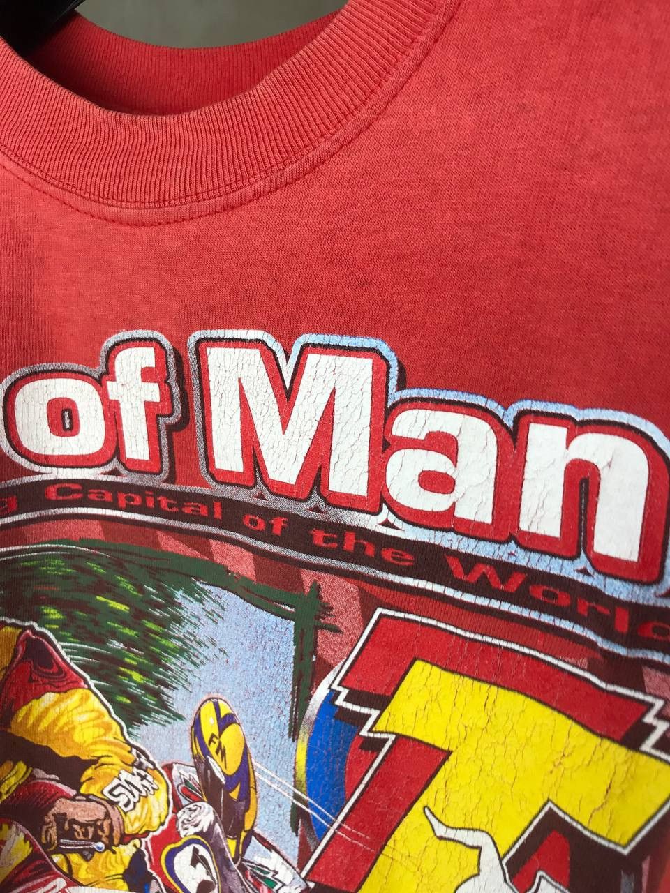 Vintage 🔥 TT Isle Of Man Vintage 2000 Road Races Moto Racing T Shirt Size US M / EU 48-50 / 2 - 12 Thumbnail