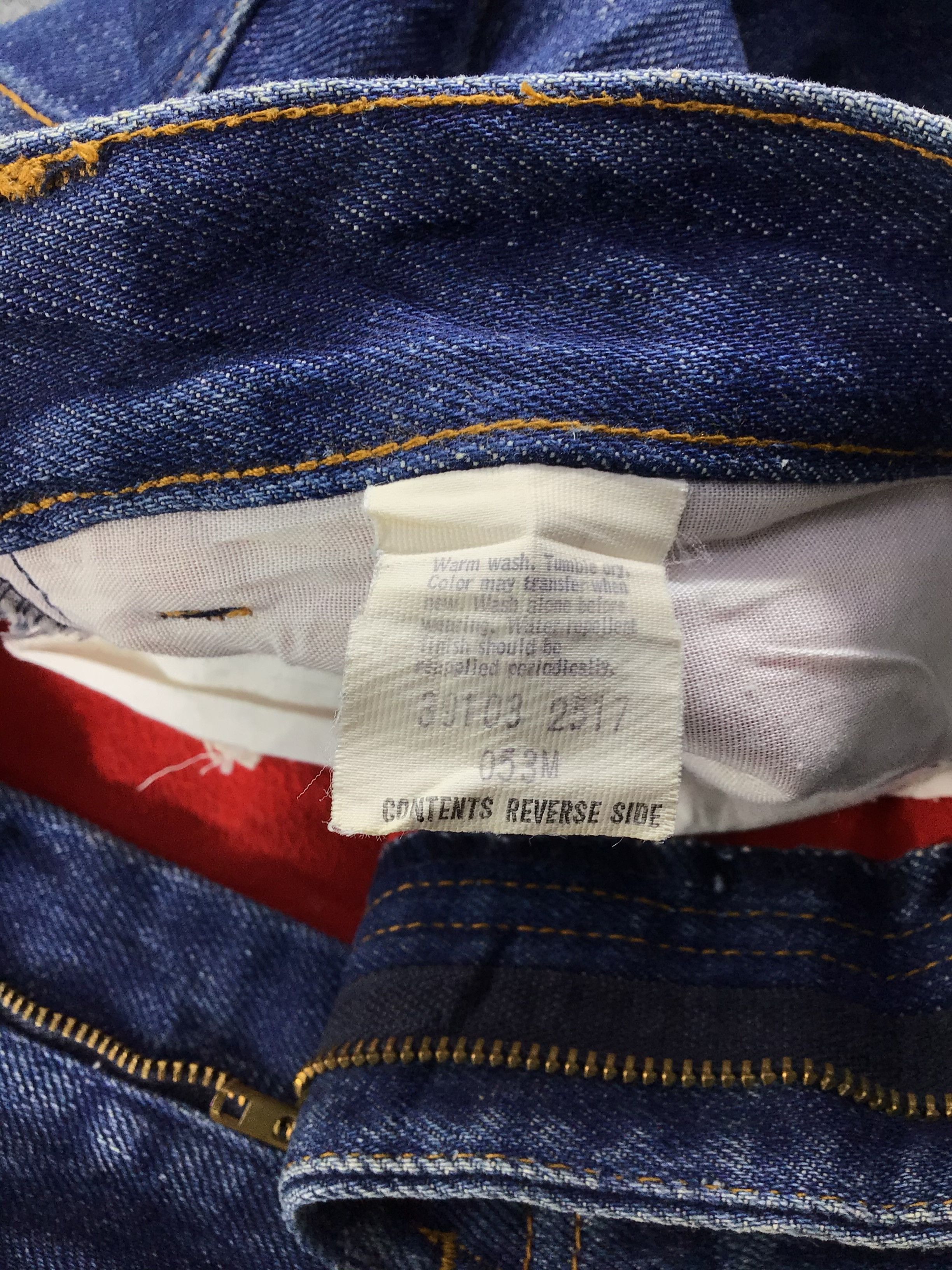Levi's Vintage 80s Levis Orange Tab Jeans Blue Medium Wash-J381 Size US 30 / EU 46 - 9 Thumbnail