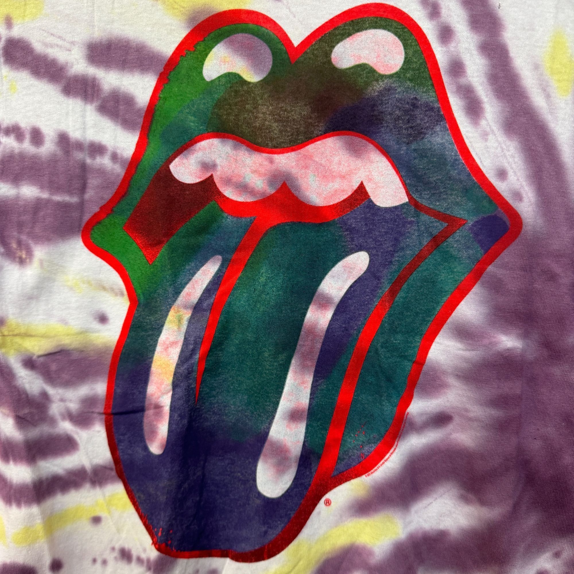 The Rolling Stones The Rolling Stones Psychedelic Hot Lips Rock Band Tie Dye M Size US M / EU 48-50 / 2 - 2 Thumbnail