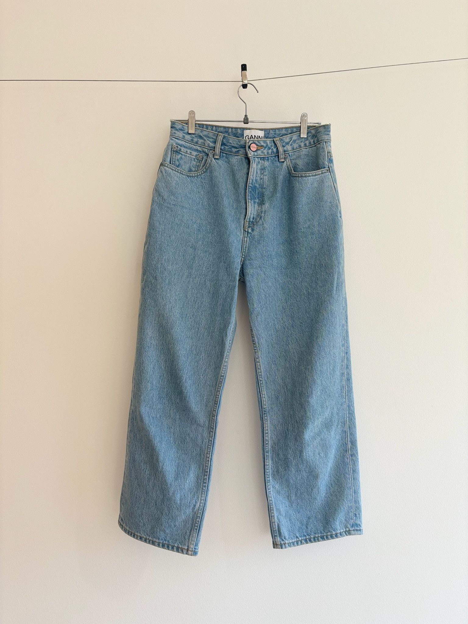 GANNI MISY STRAIGHT LEG JEANS