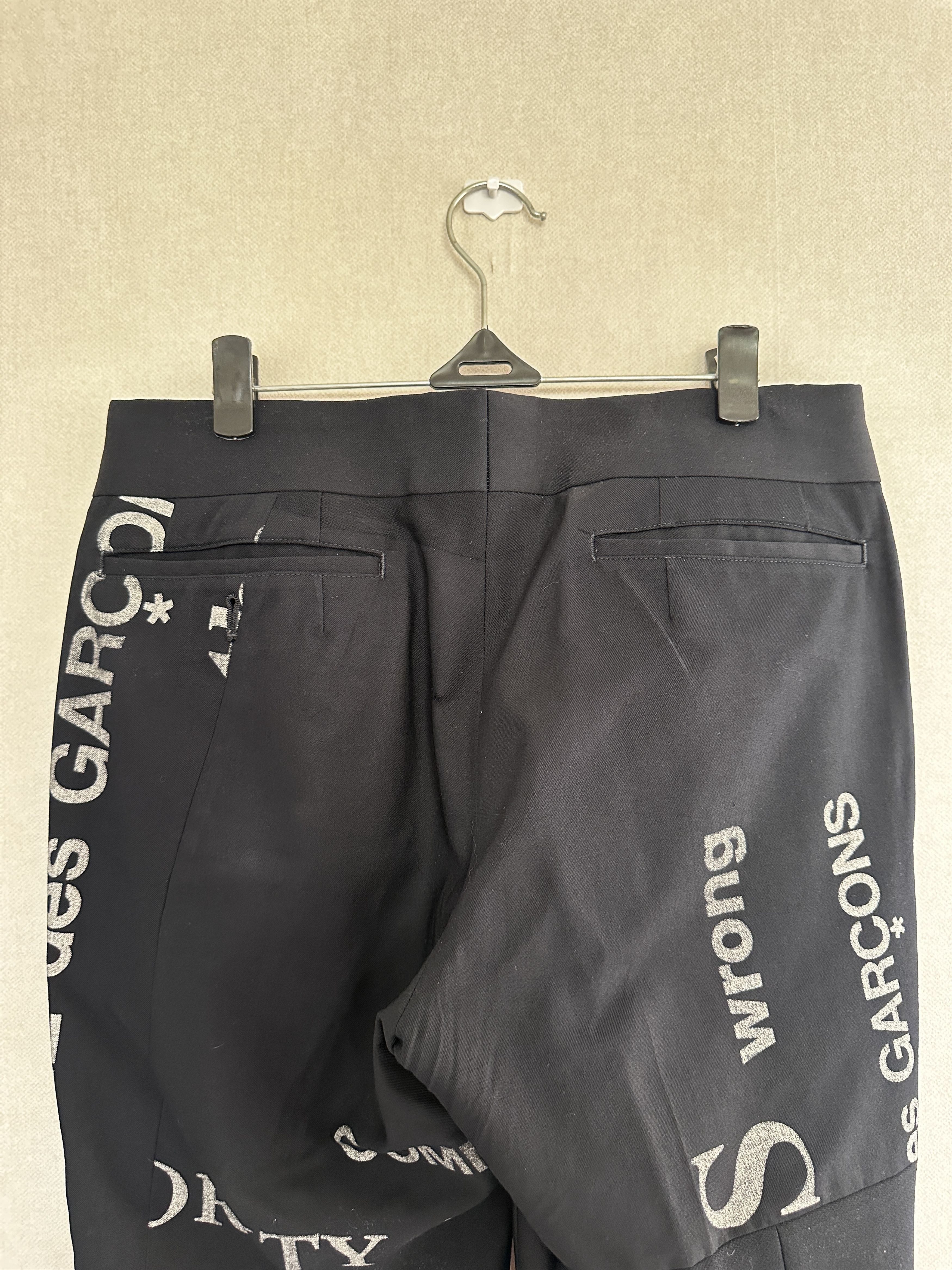 Comme des Garcons COMMES des GARÇONS Navy tailored pants 2003 Size 28" / US 6 / IT 42 - 4 Thumbnail