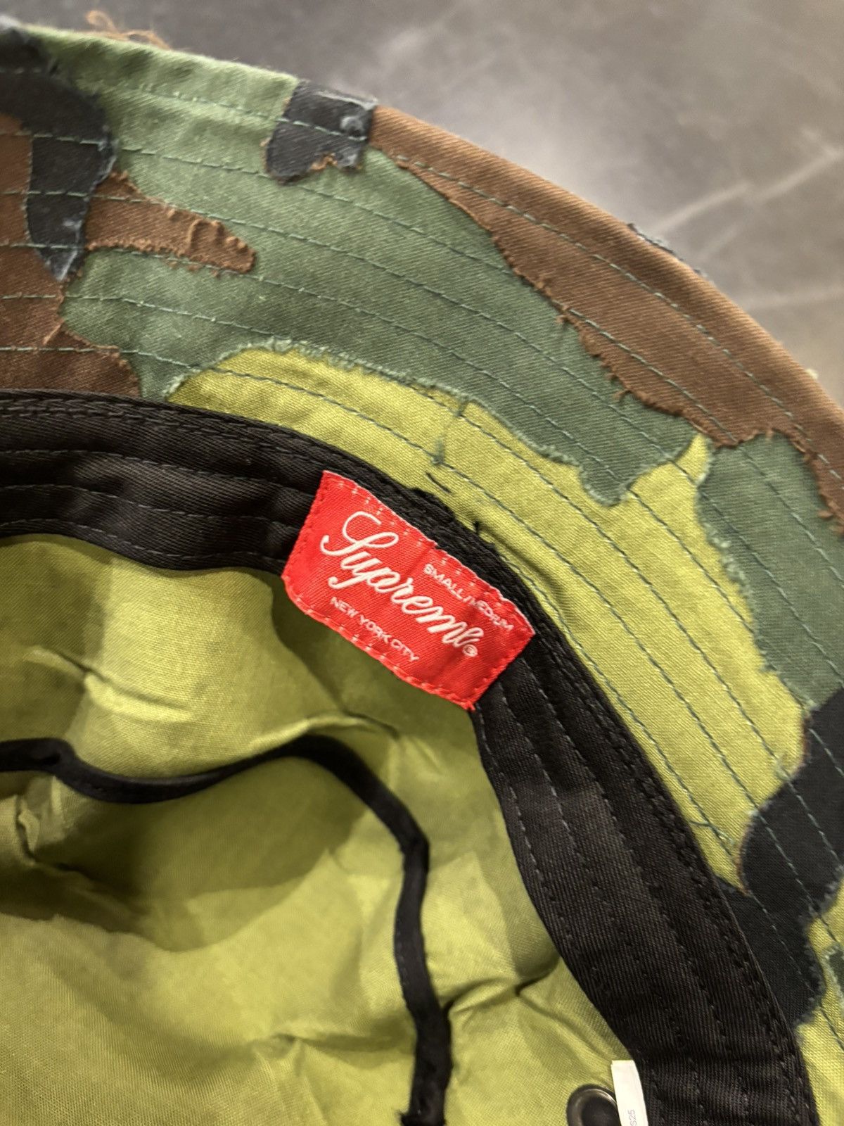 帽子 Supreme Layered Camo Crusher Supreme Layered Camo Crusher Bucket Hat