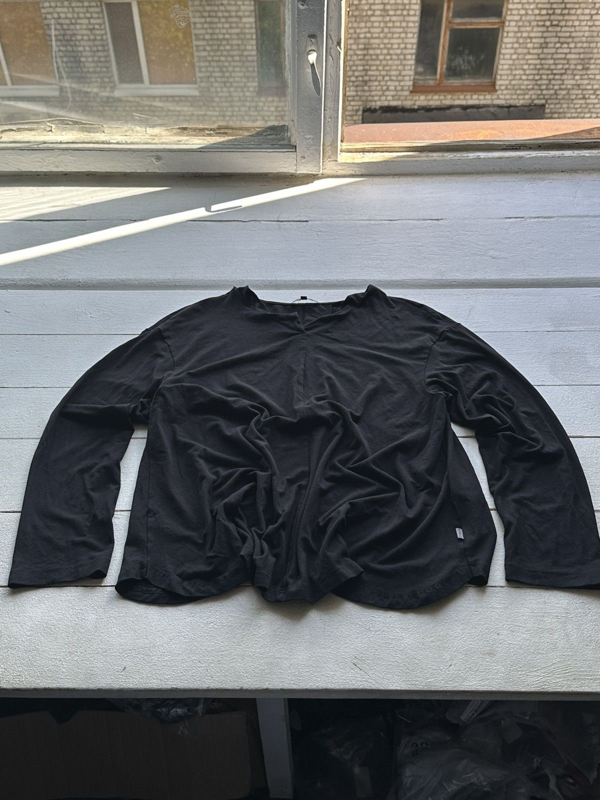 OSKA 🚨OSKA avant garde black wide fit longsleeve ARHIVE OPIUM Size L / US 10 / IT 46 - 1 Thumbnail