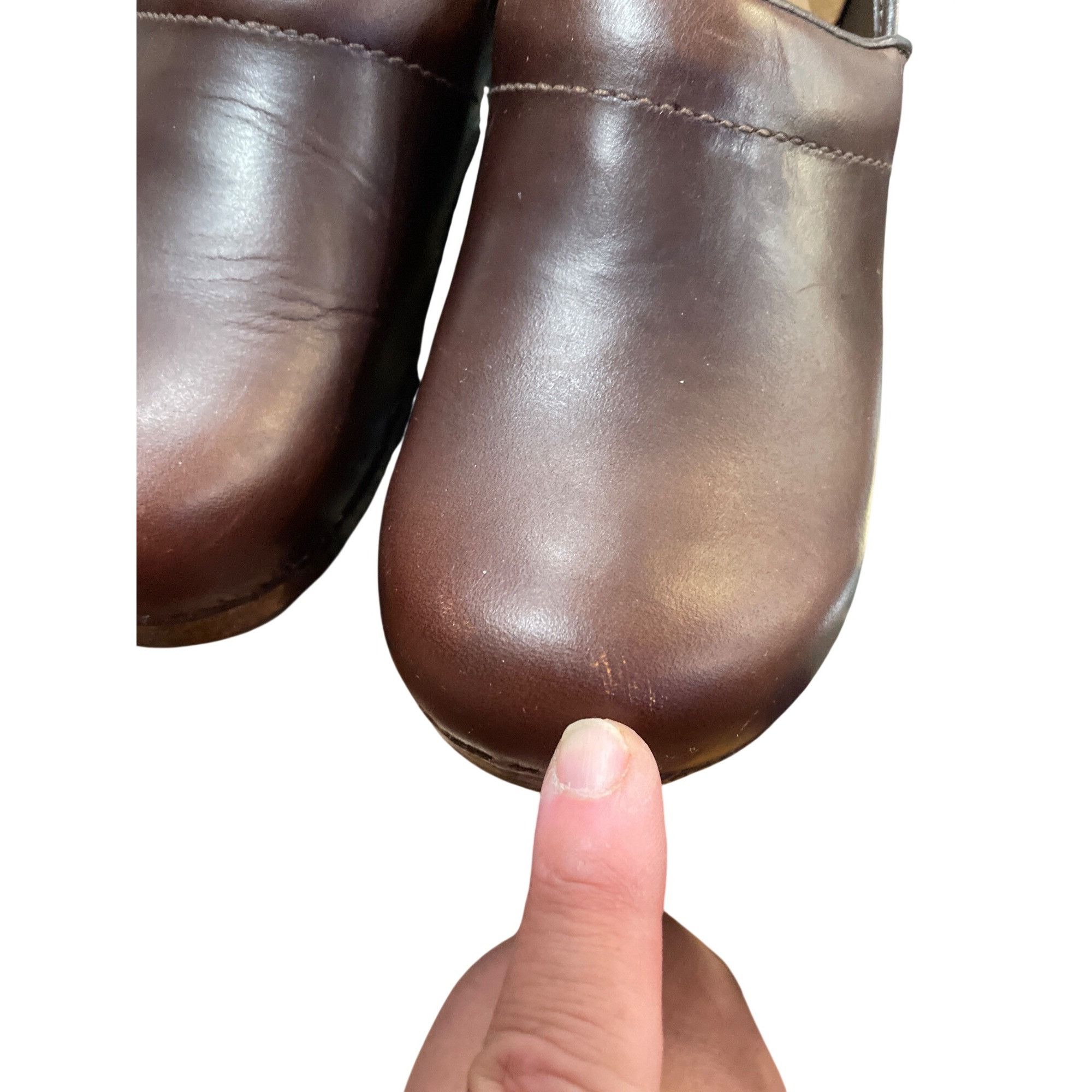 Dansko Dansko wms brown leather nursing day wear mules clogs sz 10- Size US 10 / IT 40 - 11 Thumbnail