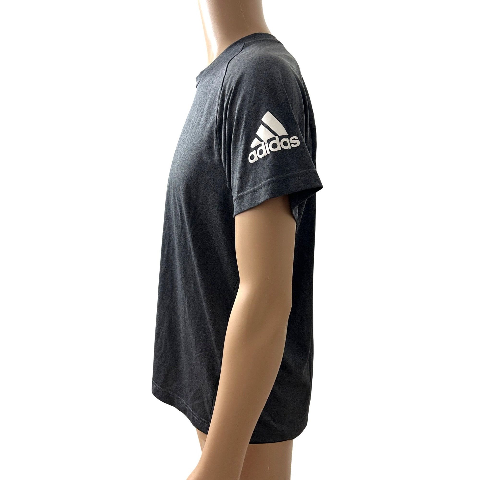 Adidas Adidas Men’s Grey T-Shirt L Short Sleeve Climalite Logo Casu Size US L / EU 52-54 / 3 - 2 Thumbnail