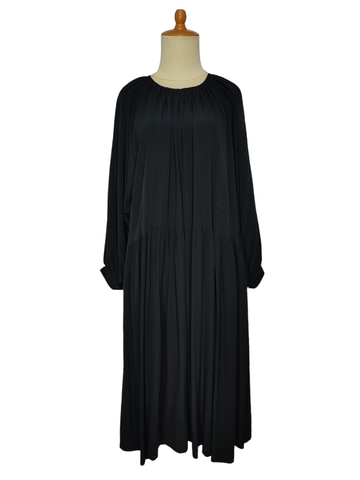 Comme des Garcons Archive🔥Comme Des Garcons Silk Baloon Maxi Dress Size L / US 10 / IT 46 - 1 Thumbnail