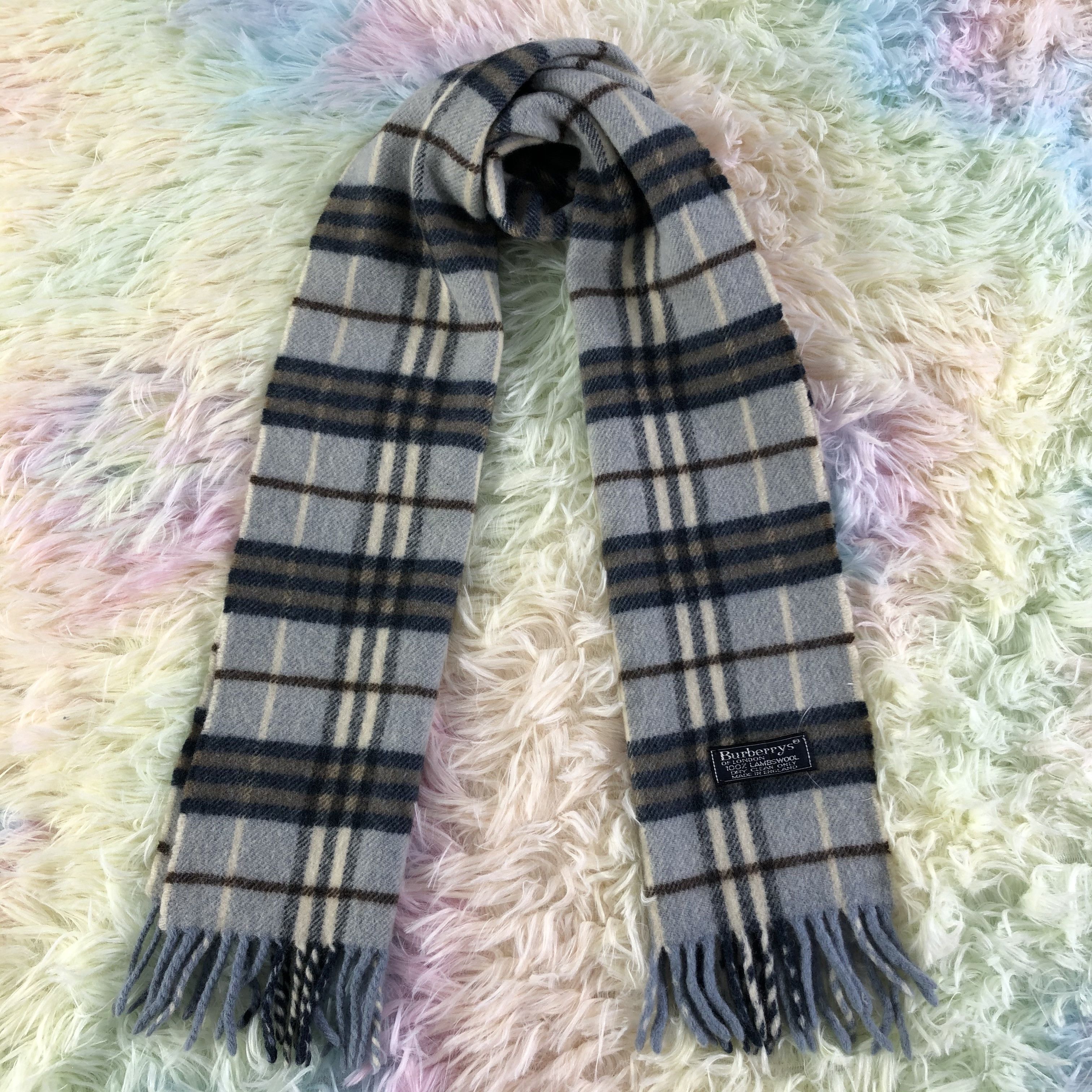 Burberry × Vintage Burberry Scarf / Muffler / Neckwear - KM69 Size ONE SIZE - 1 Thumbnail