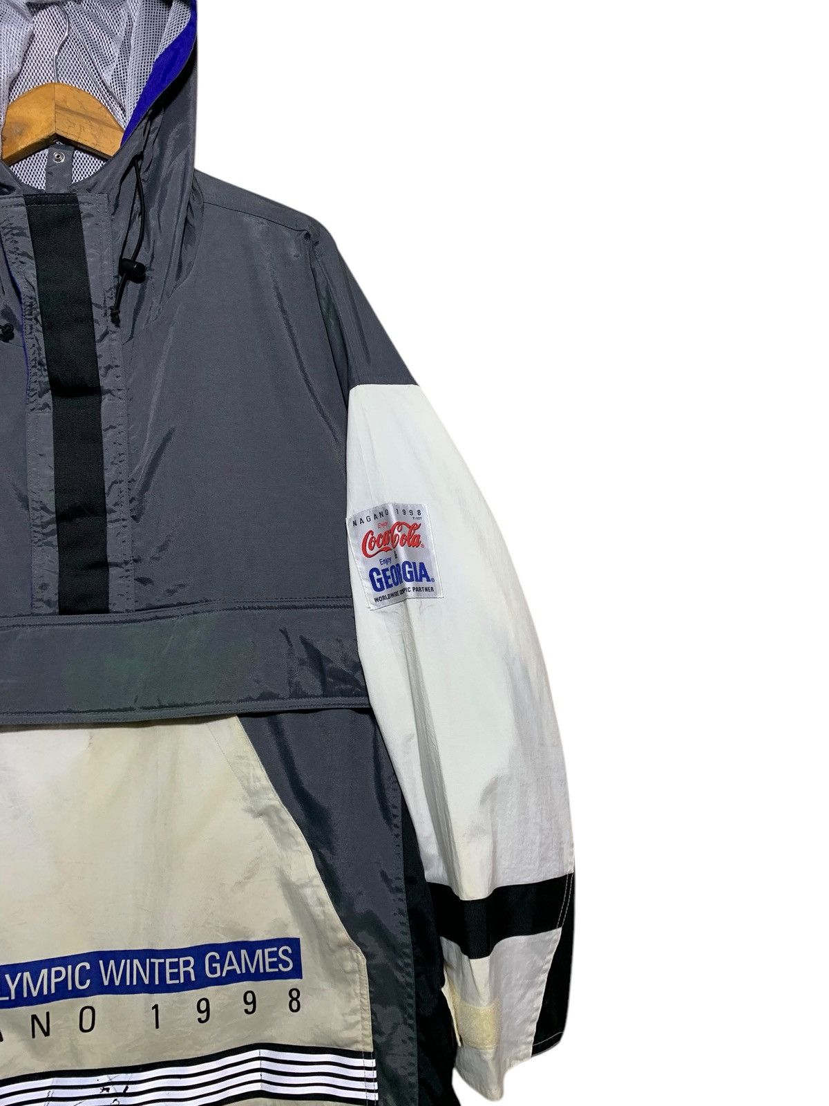 Japanese Brand 🔥VTG MIZUNO OLYMPIC NAGANO 98 STADIUM JACKETS Size US L / EU 52-54 / 3 - 3 Thumbnail