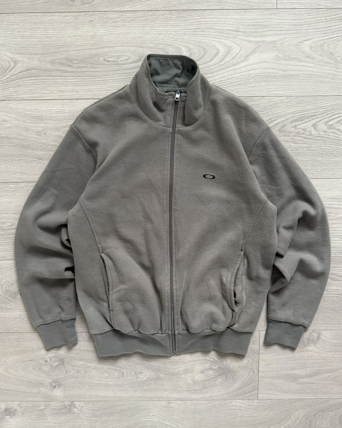 Oakley Oakley 00s Curve Panelled Reversible Fleece Nylon Jacket Size US M / EU 48-50 / 2 - 5 Thumbnail