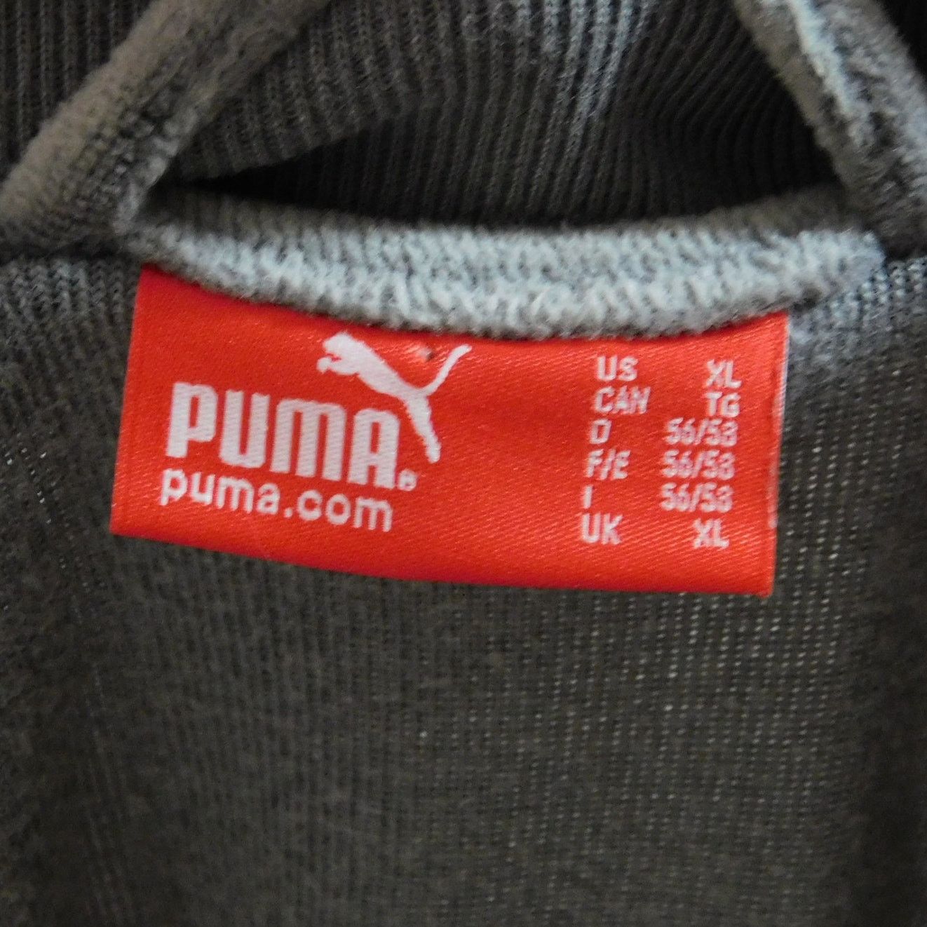 Puma Y2K Puma Velour Track Jacket Size XL Gray Black Full Zip Size US XL / EU 56 / 4 - 3 Thumbnail