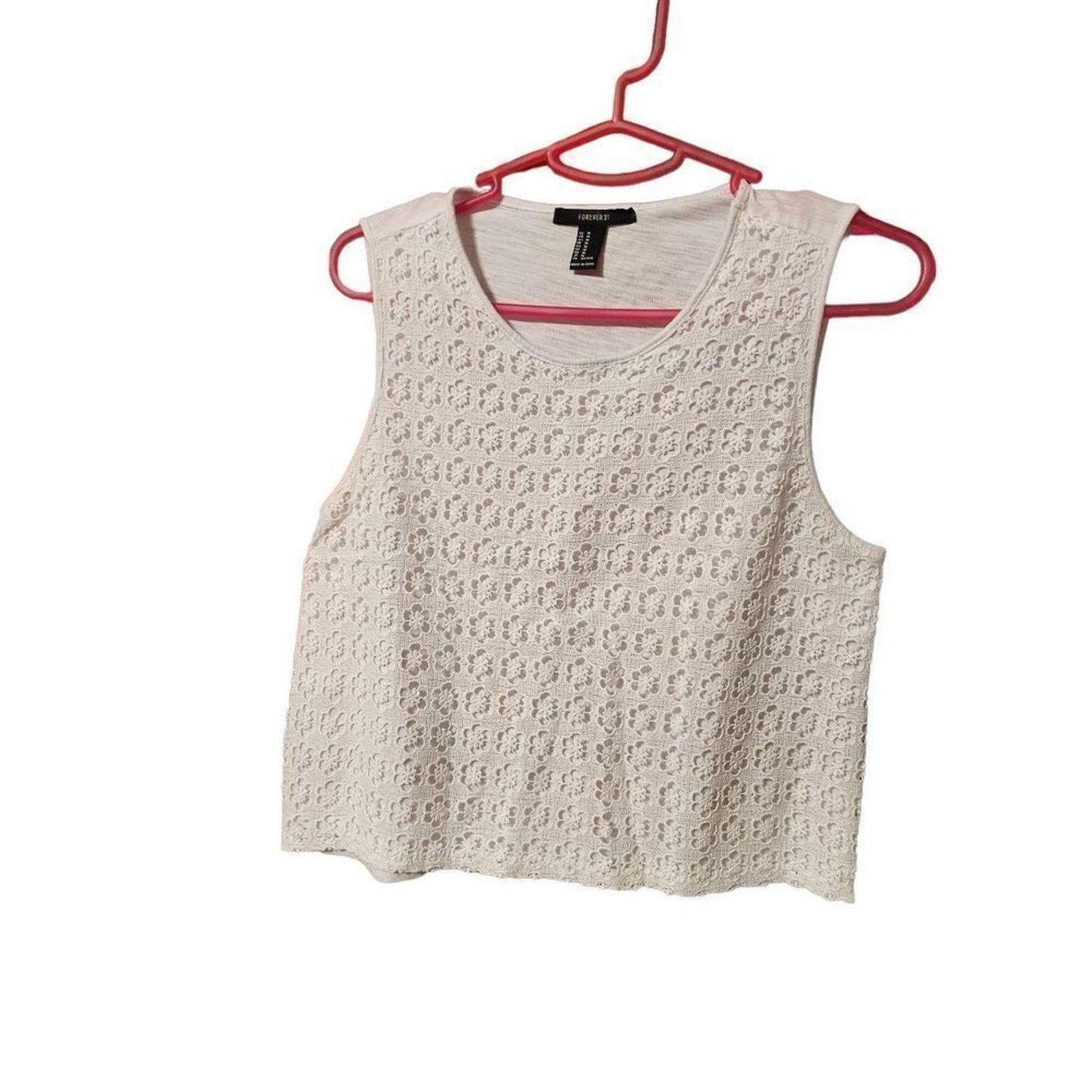 Forever 21 Forever 21 M white blouse Size M / US 6-8 / IT 42-44 - 2 Thumbnail