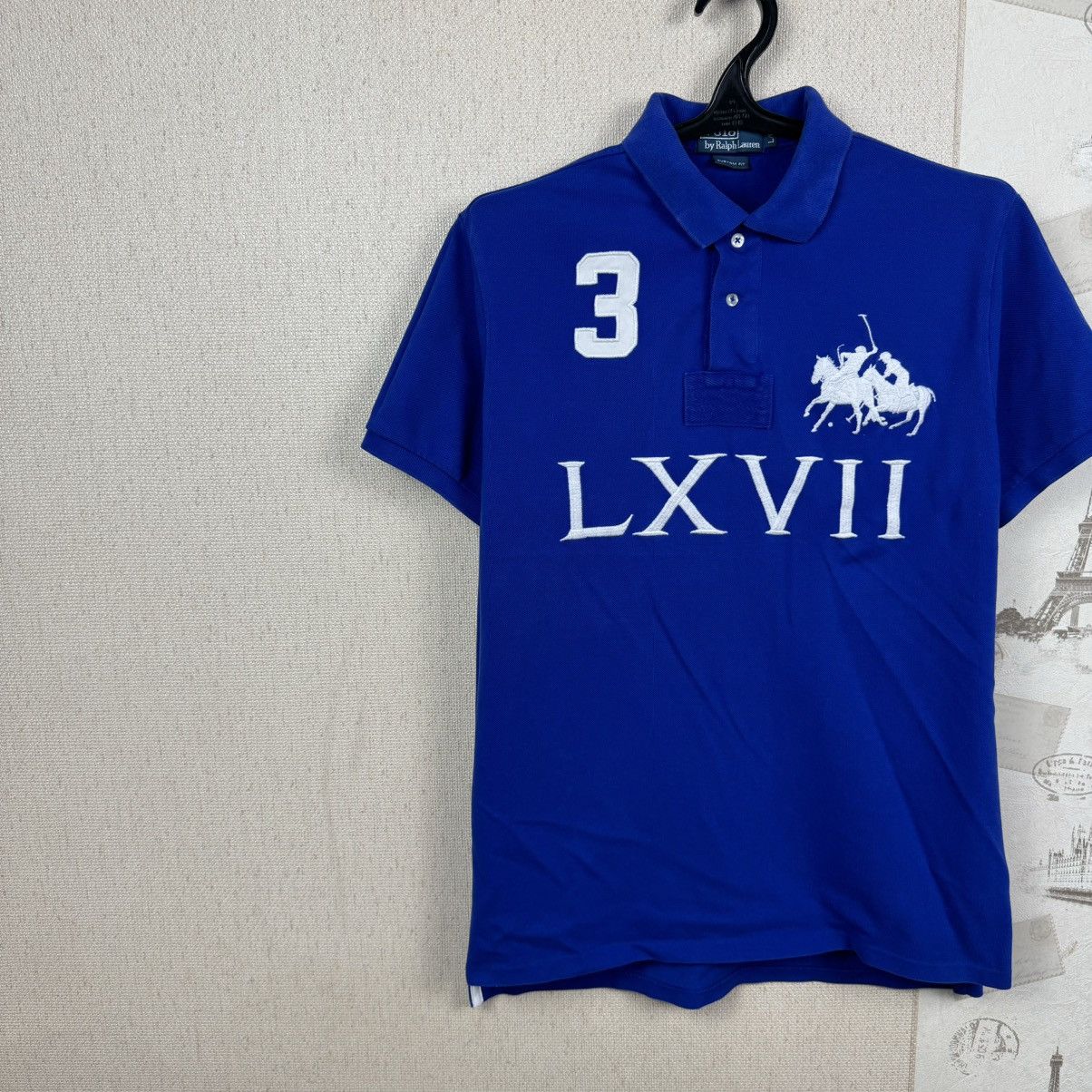 Polo Ralph Lauren Vintage Ralph Lauren Polo T shirt Chief Keef LXVII Blue Sz L Size US L / EU 52-54 / 3 - 5 Thumbnail