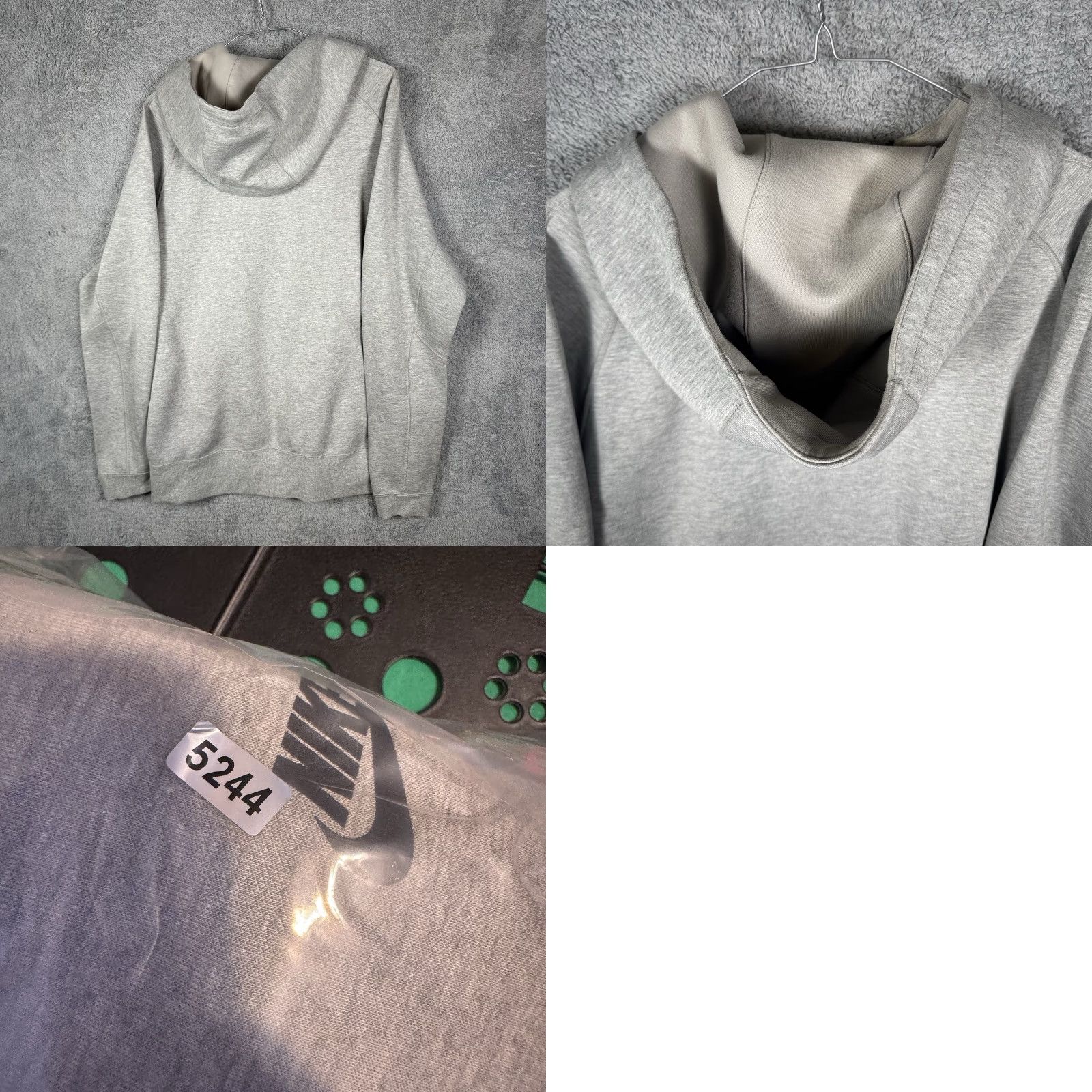 Nike Nike Sportswear Tech Fleece Hoodie Men’s XL OG Gray Sweatshirt Full Zip Knit Size US XL / EU 56 / 4 - 9 Thumbnail