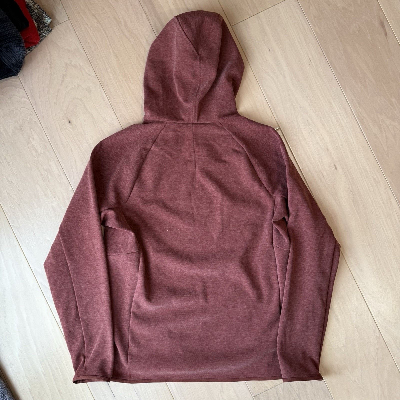 Lululemon Lululemon Gridliner Fleece Hoodie Rust Red Pullover Workout Size US M / EU 48-50 / 2 - 7 Thumbnail