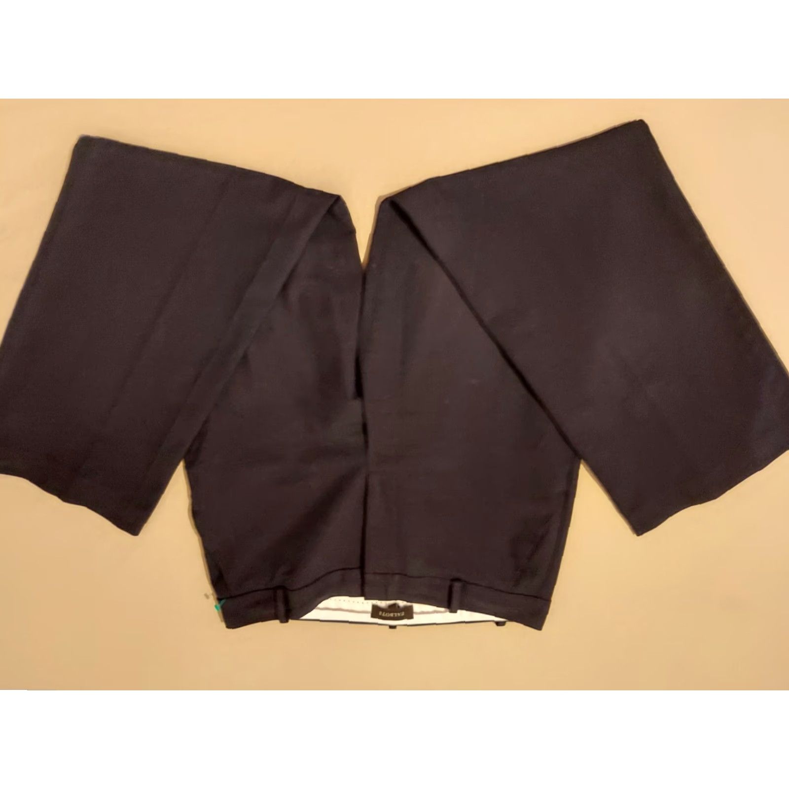 Talbots Womens Talbots Dress Pants 12 Black Khaki Slack Chino Trouser - Pant, Regular, Women, Size 12, Black, Dress Pants, Talbots Size 34" / US 12 / IT 48 - 2 Thumbnail