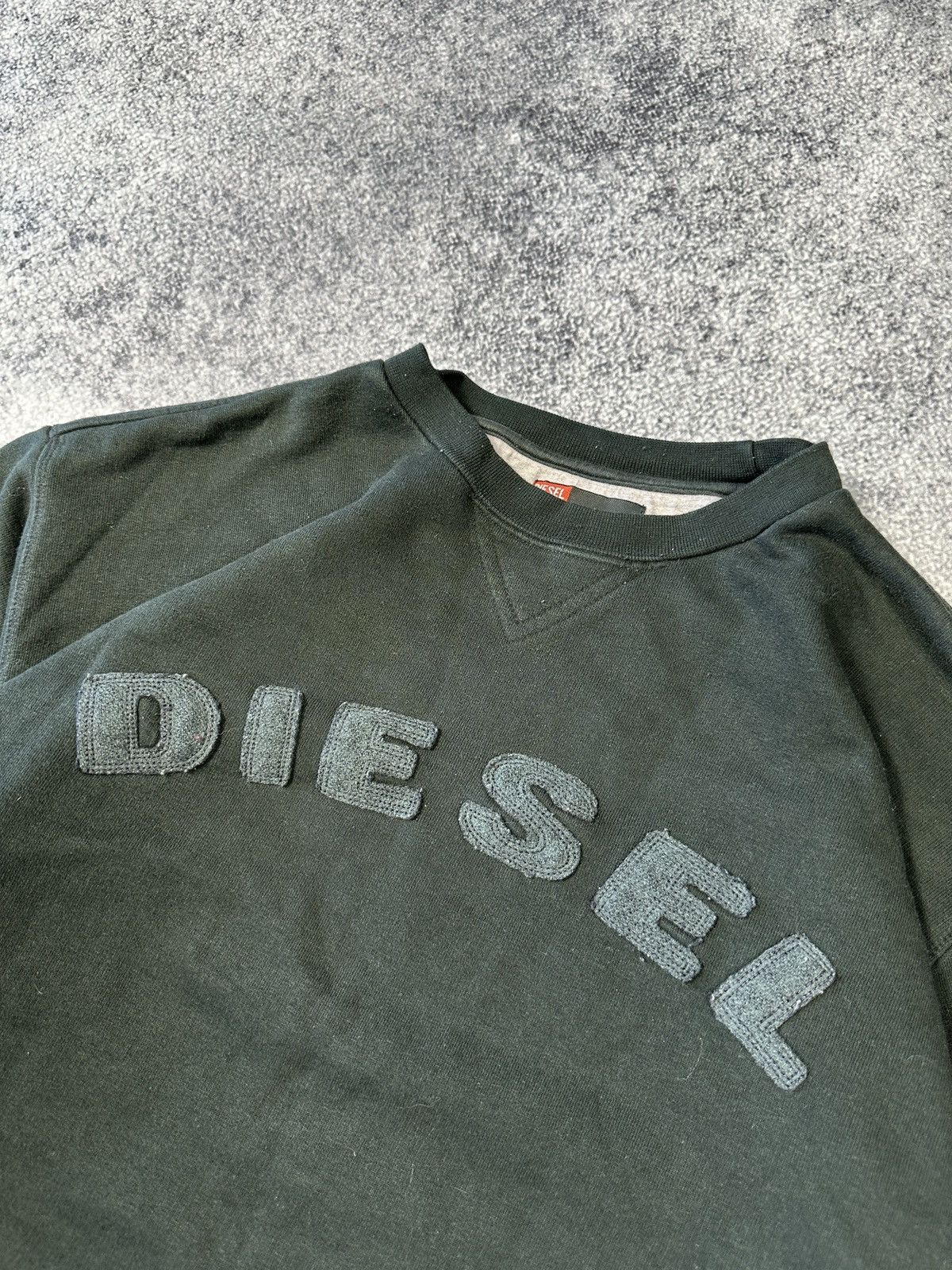 Diesel Y2K Vintage Diesel Big Logo Sweatshirt Avant Garde Opium USA Size US XL / EU 56 / 4 - 2 Thumbnail
