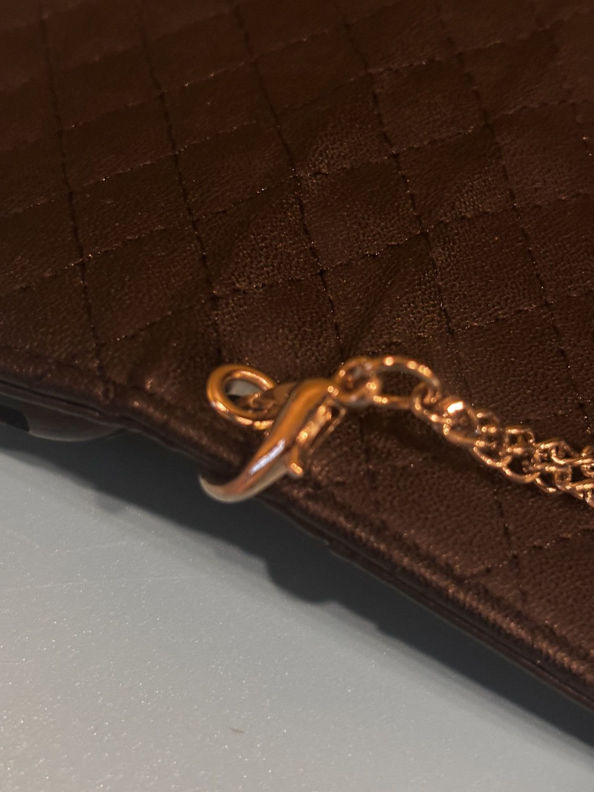Other Black Quilted Wallet Phone Case with Chain Strap Size ONE SIZE - 9 Thumbnail