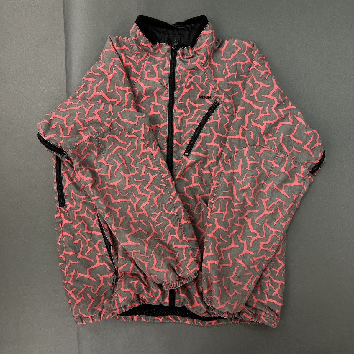 Freshjive FRESHJIVE Zip Up Bomber Jacket Size US XL / EU 56 / 4 - 2 Thumbnail