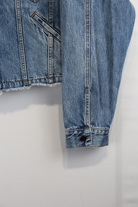 Jacquemus o1rshd1 Denim Jacket in Light Blue Size US M / EU 48-50 / 2 - 4 Thumbnail