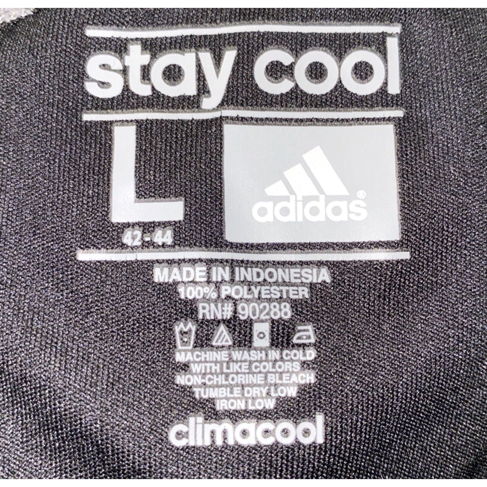 Adidas Adidas Mens Black Stay Cool Short Sleeve T-Shirt L Size US L / EU 52-54 / 3 - 4 Thumbnail