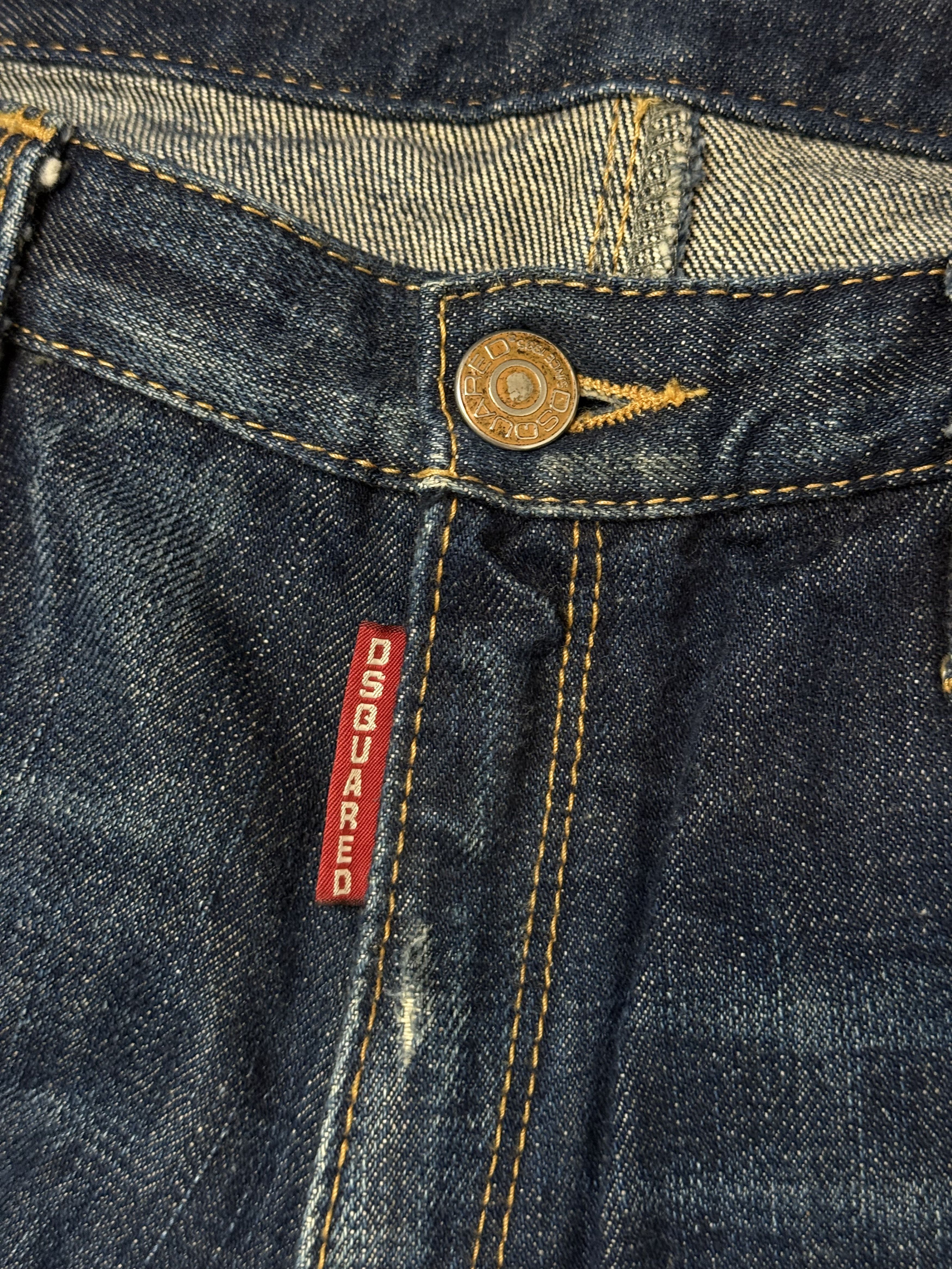 Dsquared2 Vintage Dsquared2 Logo y2k Denim Jeans Italy Blue Size US 30 / EU 46 - 4 Thumbnail