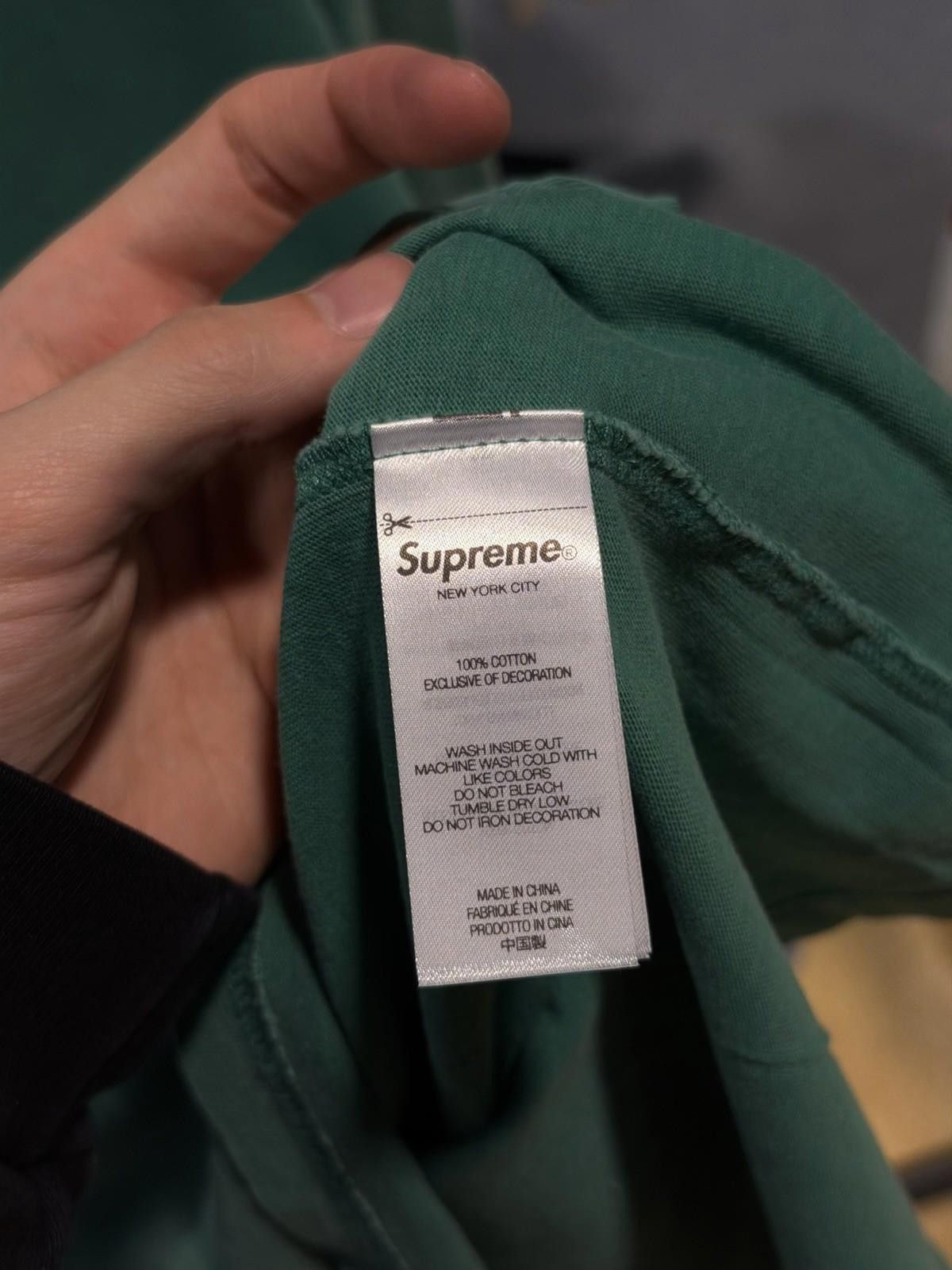 Supreme Supreme Cracked Long Sleeve Top Washed Green Size Large Size US L / EU 52-54 / 3 - 11 Thumbnail