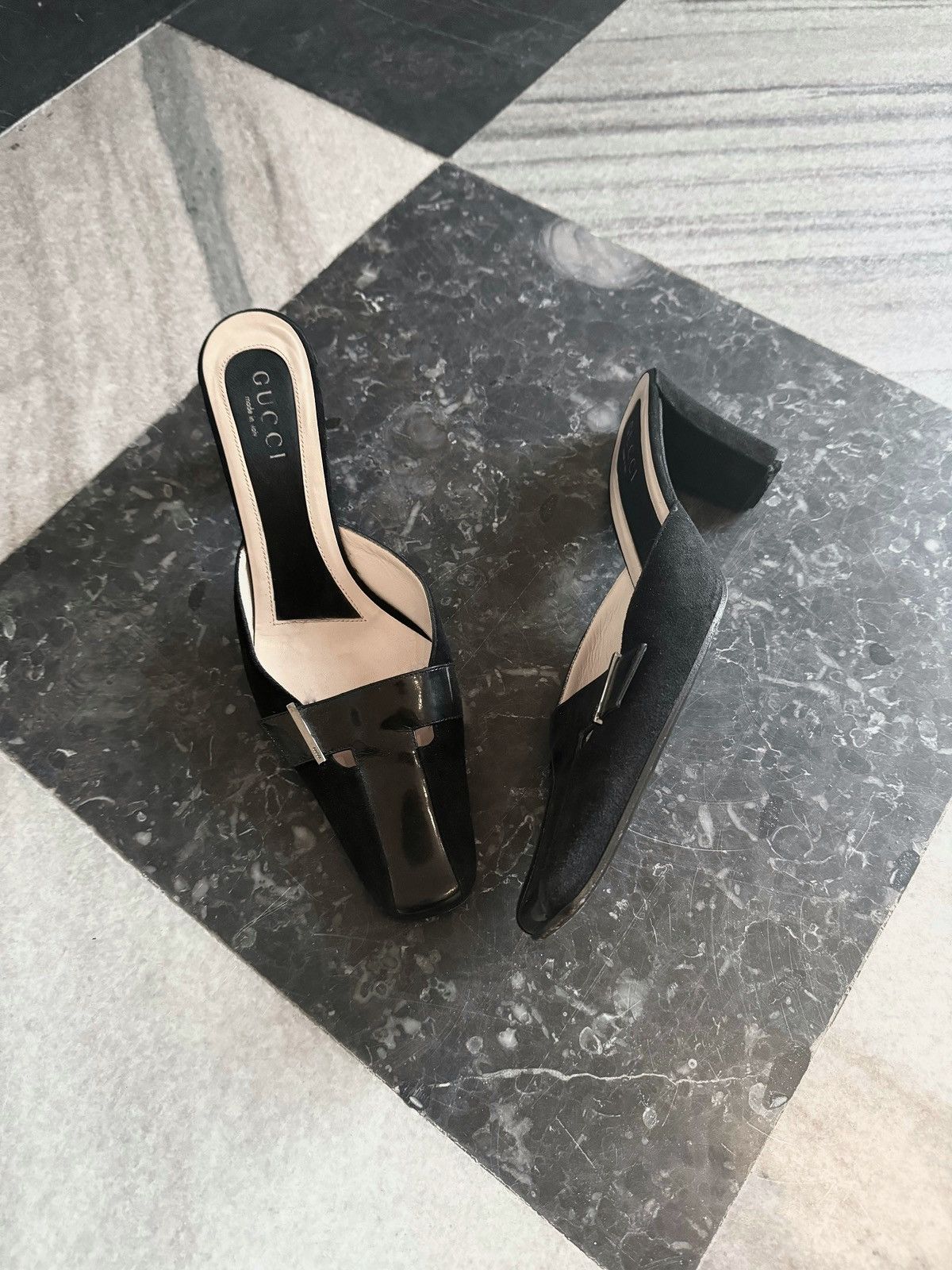 Gucci Tom Ford for Gucci Era Leather Mules with Heels Size US 9 / IT 39 - 5 Thumbnail