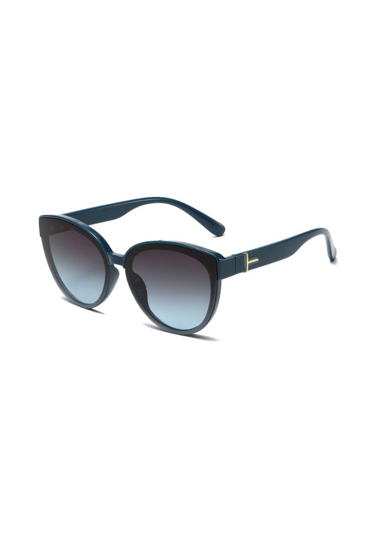 Other Blue Square Frame Blue Lens Polarized Sunglasses Size ONE SIZE - 1 Thumbnail
