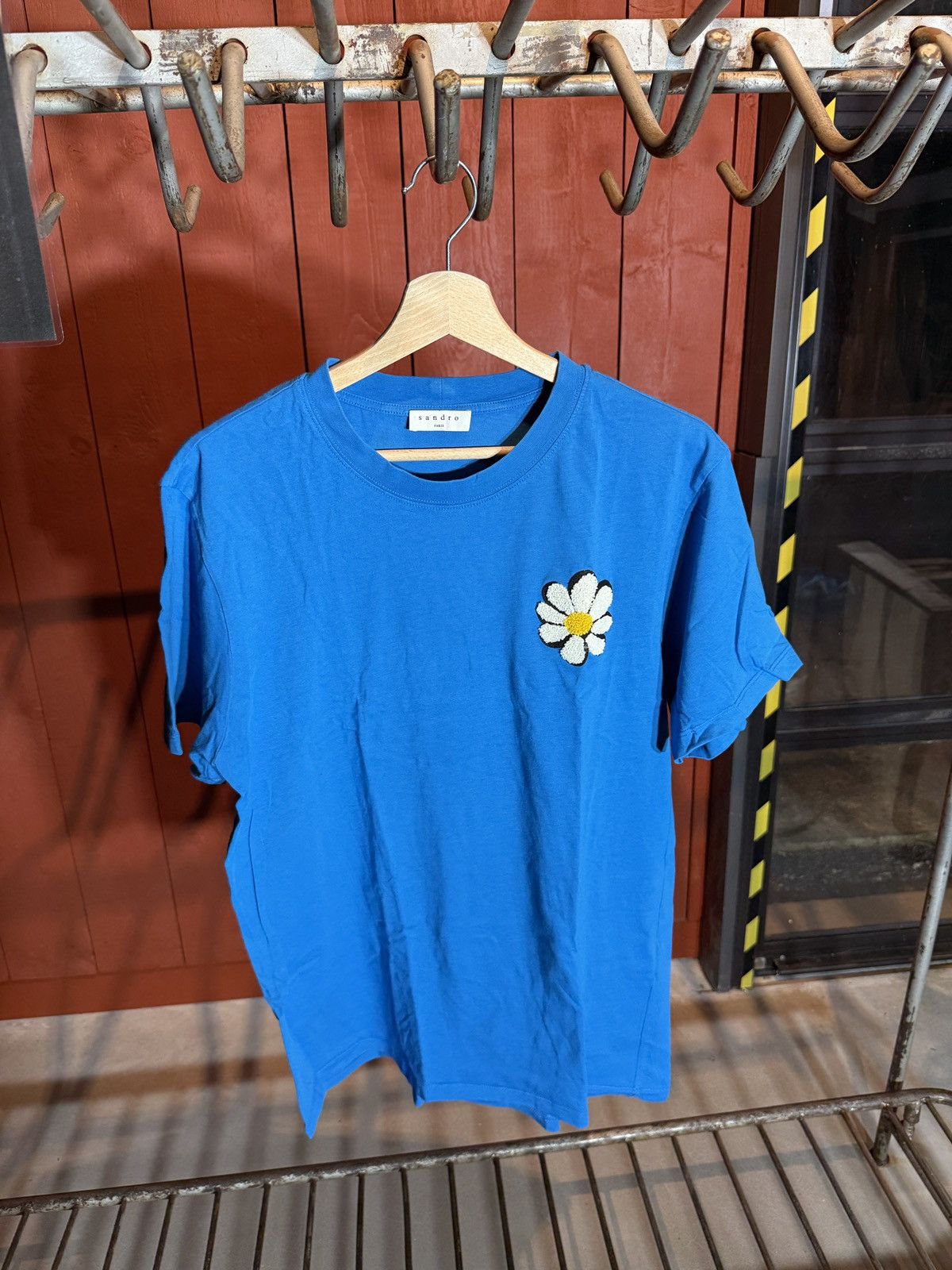 Sandro Sandro Flower T-shirt Size US M / EU 48-50 / 2 - 1 Thumbnail