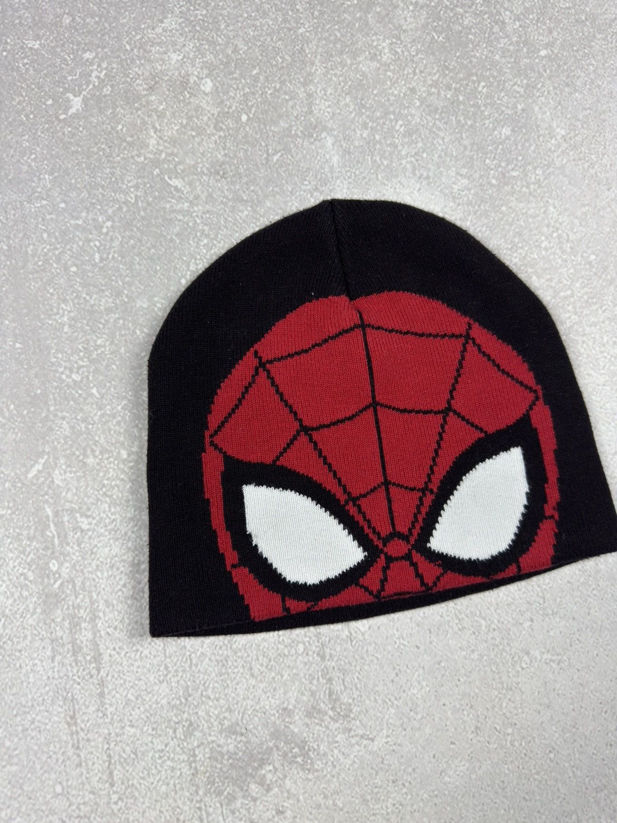 Marvel Comics Spider Man Y2K Marvel Black Eye Beanie Hats One Size Size ONE SIZE - 2 Thumbnail