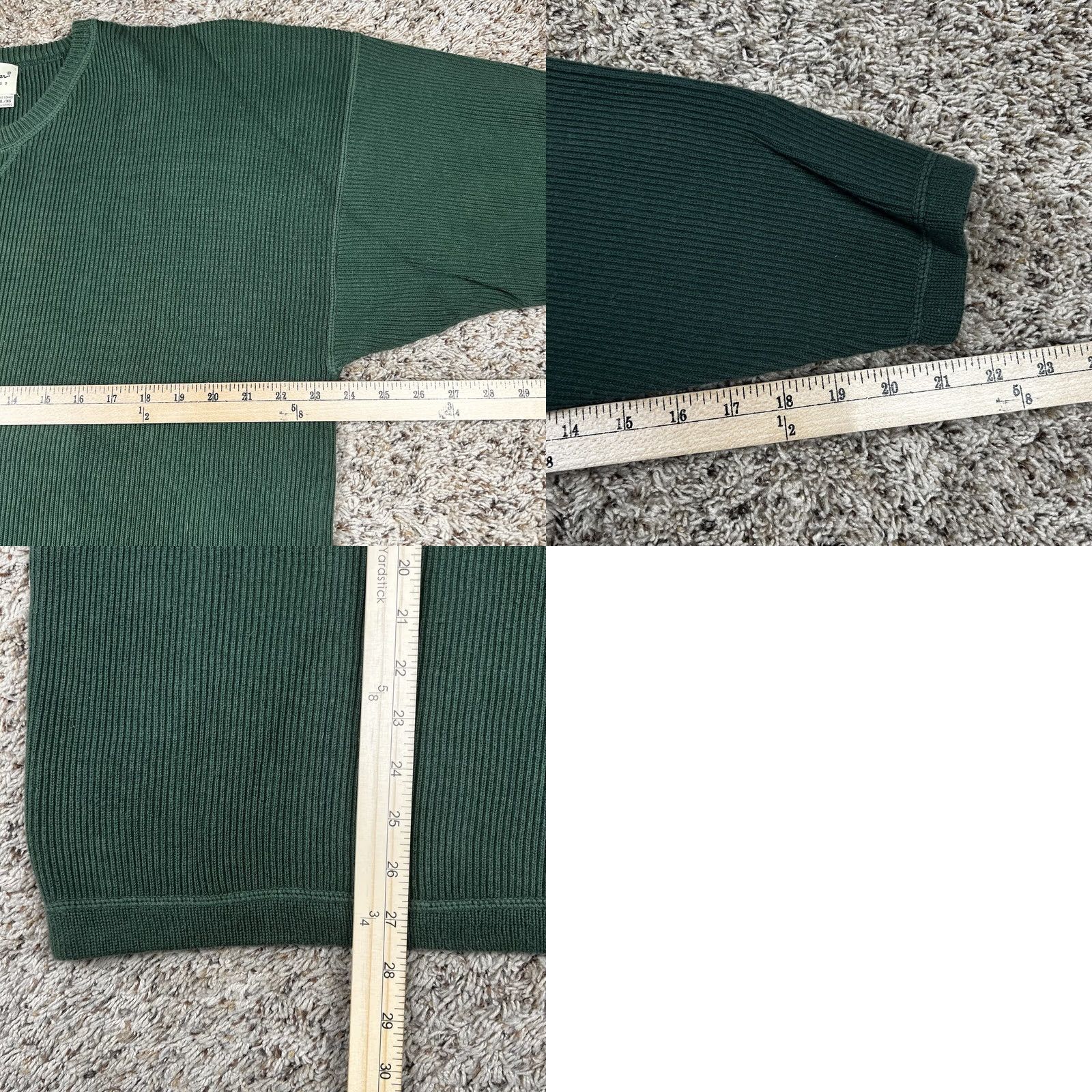 Eddie Bauer Vintage Eddie Bauer Heavyweight Knit 100% Cotton Green Sweater Mens XL Size US XL / EU 56 / 4 - 8 Thumbnail
