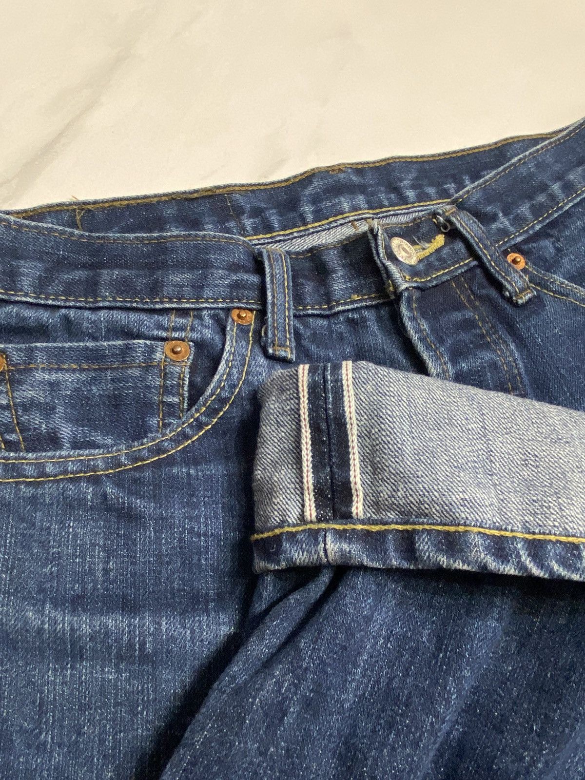 Levi's Vintage Clothing Levi’s jeans big E USA Japan selvedge 501-0657 501z 501xx Size US 32 / EU 48 - 2 Thumbnail