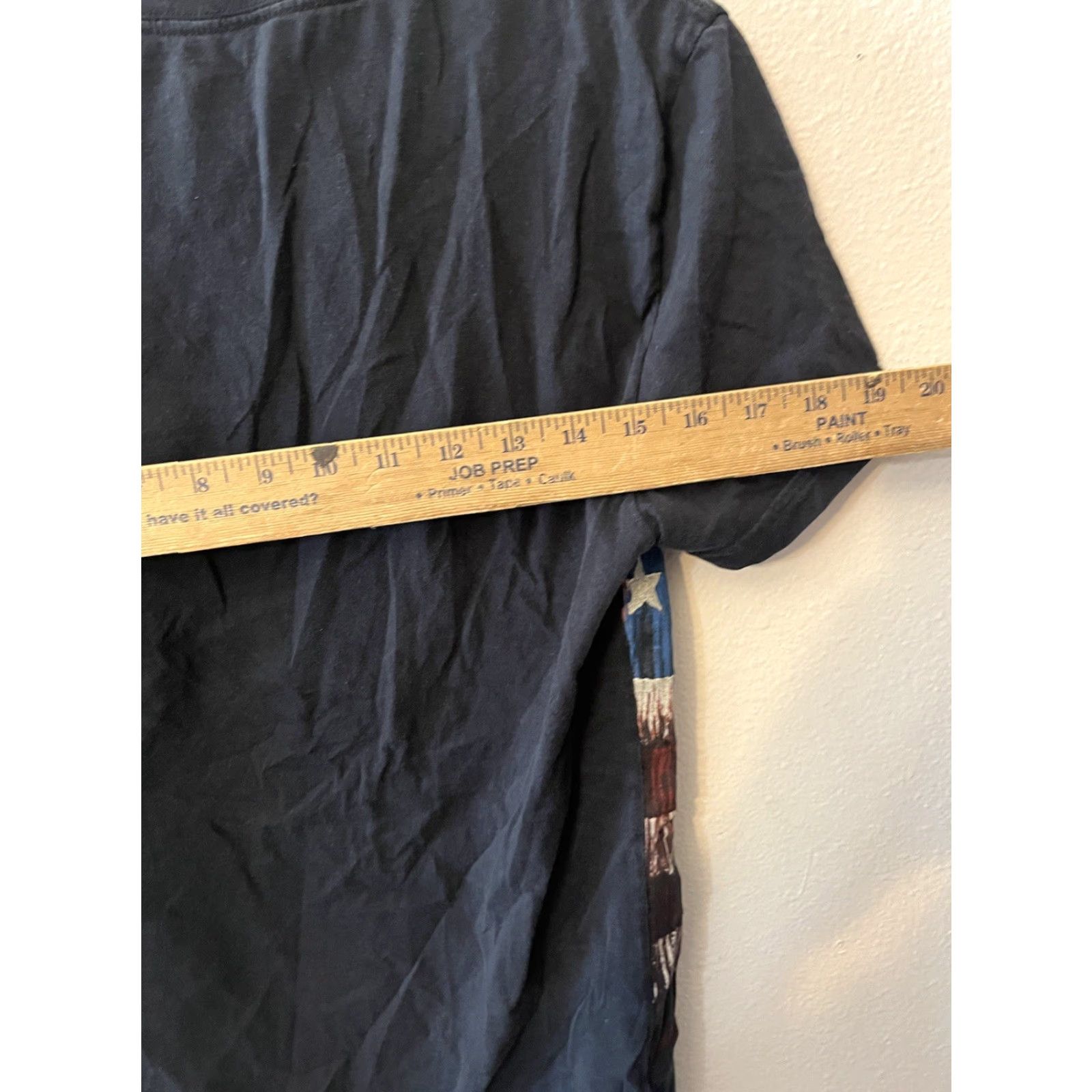 American Eagle Outfitters VINTAGE American Eagle Outfitters Mens T-Shirt Black USA Flag Short Sleeve Crew Neck Medium Graphic Tee Men’s M USA Flag Theme Slimming Details Size US M / EU 48-50 / 2 - 4 Thumbnail