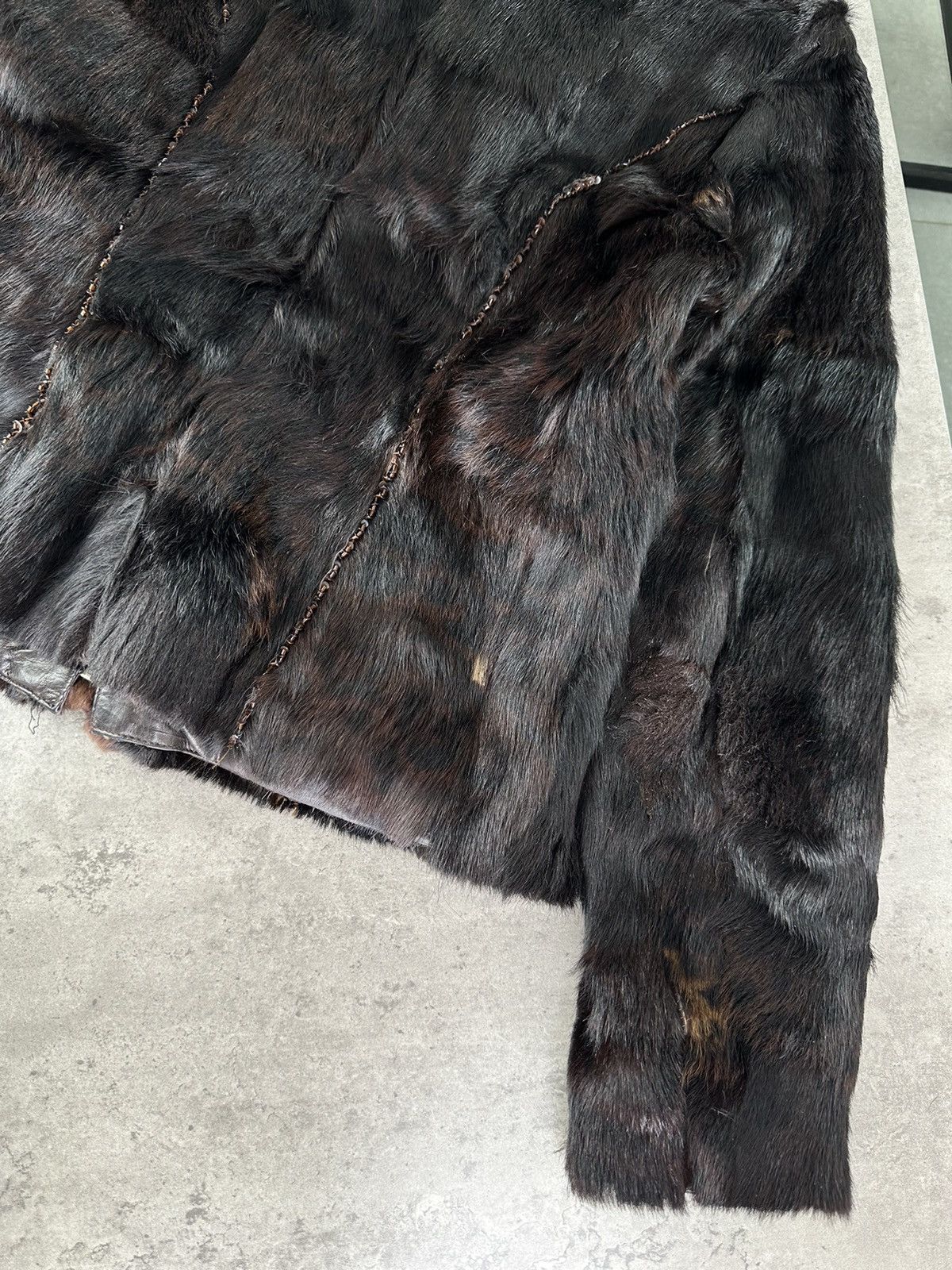 Japanese Brand Vintage Fur Jacket Size M / US 6-8 / IT 42-44 - 14 Thumbnail