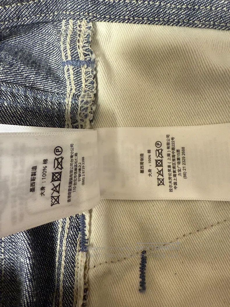 RRL Ralph Lauren RRL Ralph Lauren Limited edition denim double knee logging Size US 34 / EU 50 - 4 Thumbnail