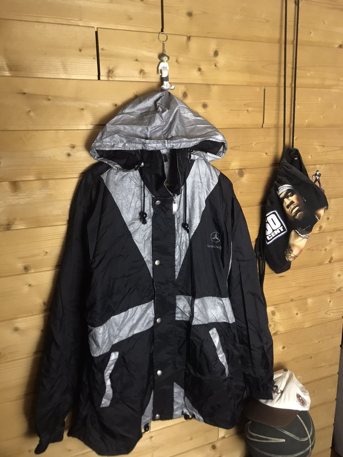 Mercedes-Benz Vintage 90’s Mercedes Benz light jacket Size US XXL / EU 58 / 5 - 3 Thumbnail