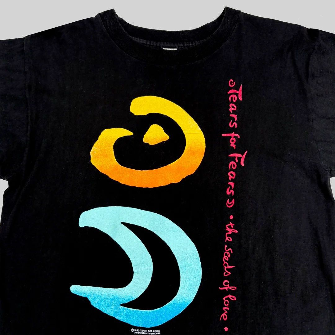 Band Tees × Vintage Tears For Fears 1990 90s Vintage Seeds Of Love Band T-Shirt Size US L / EU 52-54 / 3 - 3 Thumbnail