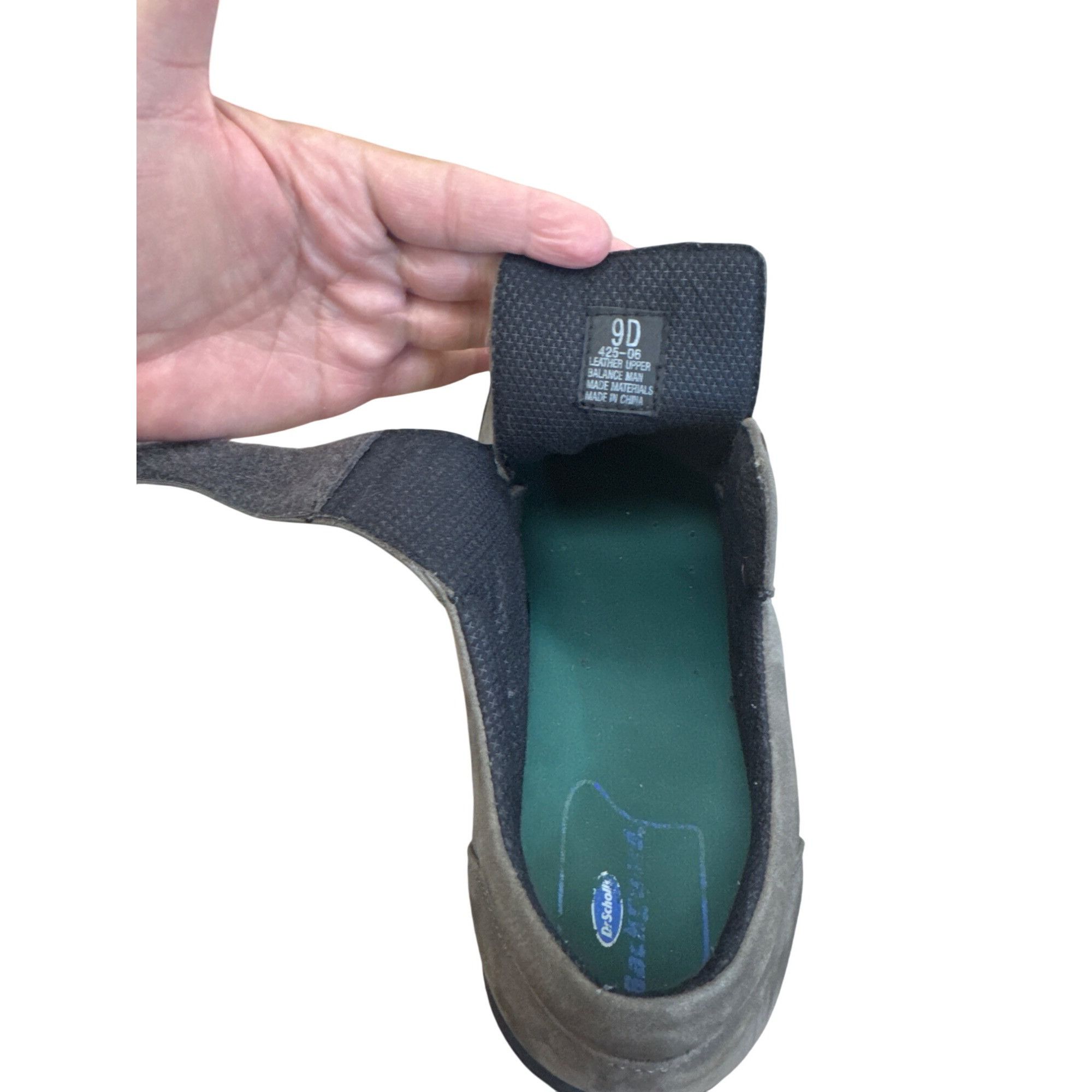 Other Dr. Scholls Mens Gray Leather Loafers Slip-On shoes Size 9D Size US 9 / EU 42 - 11 Thumbnail