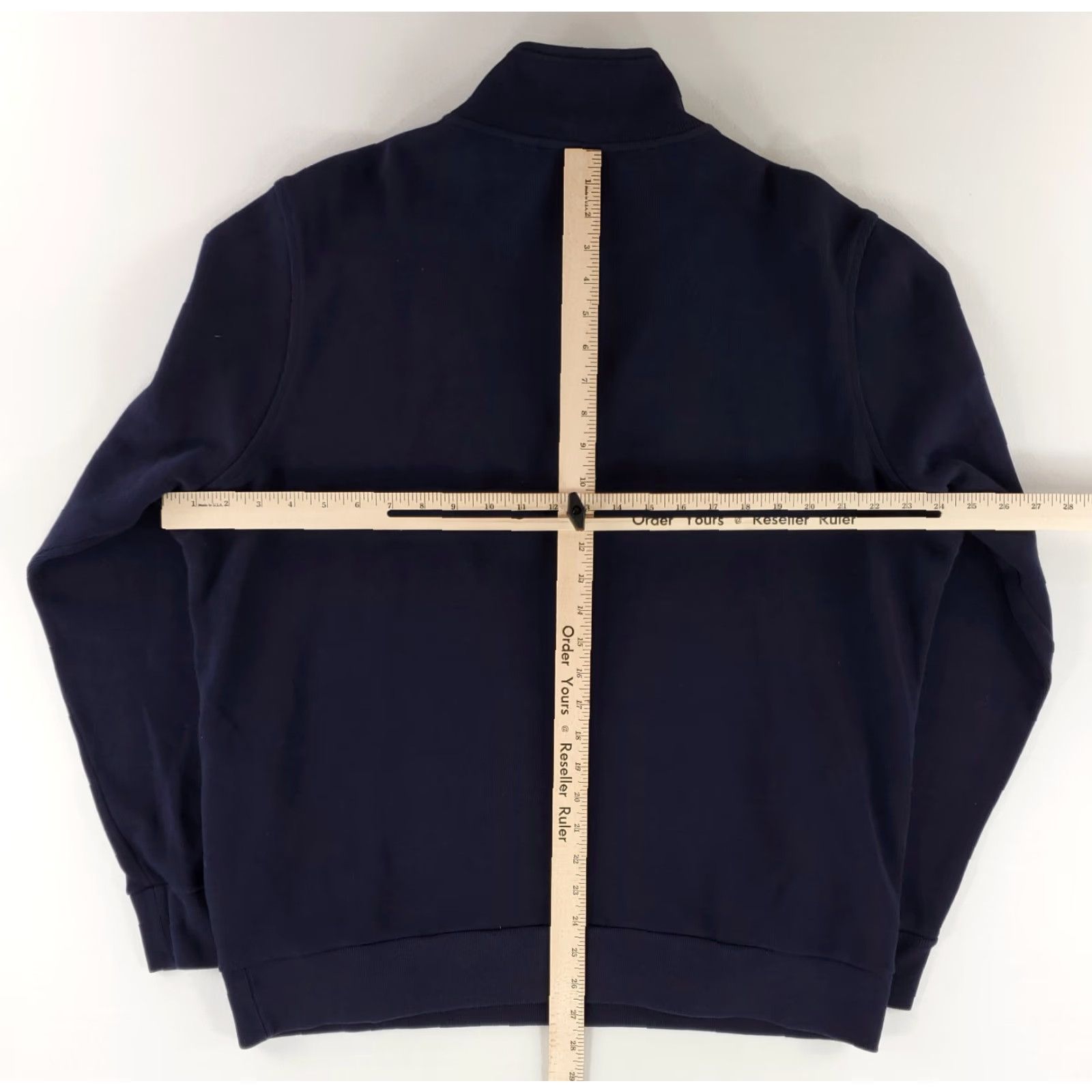 Lacoste Lacoste 1/4 Zip Pullover Shirt Long Sleeve Navy Blue Mens 3XL FR US Navy Blue Pullover Shirt Mens 3XL Size US XXL / EU 58 / 5 - 8 Thumbnail