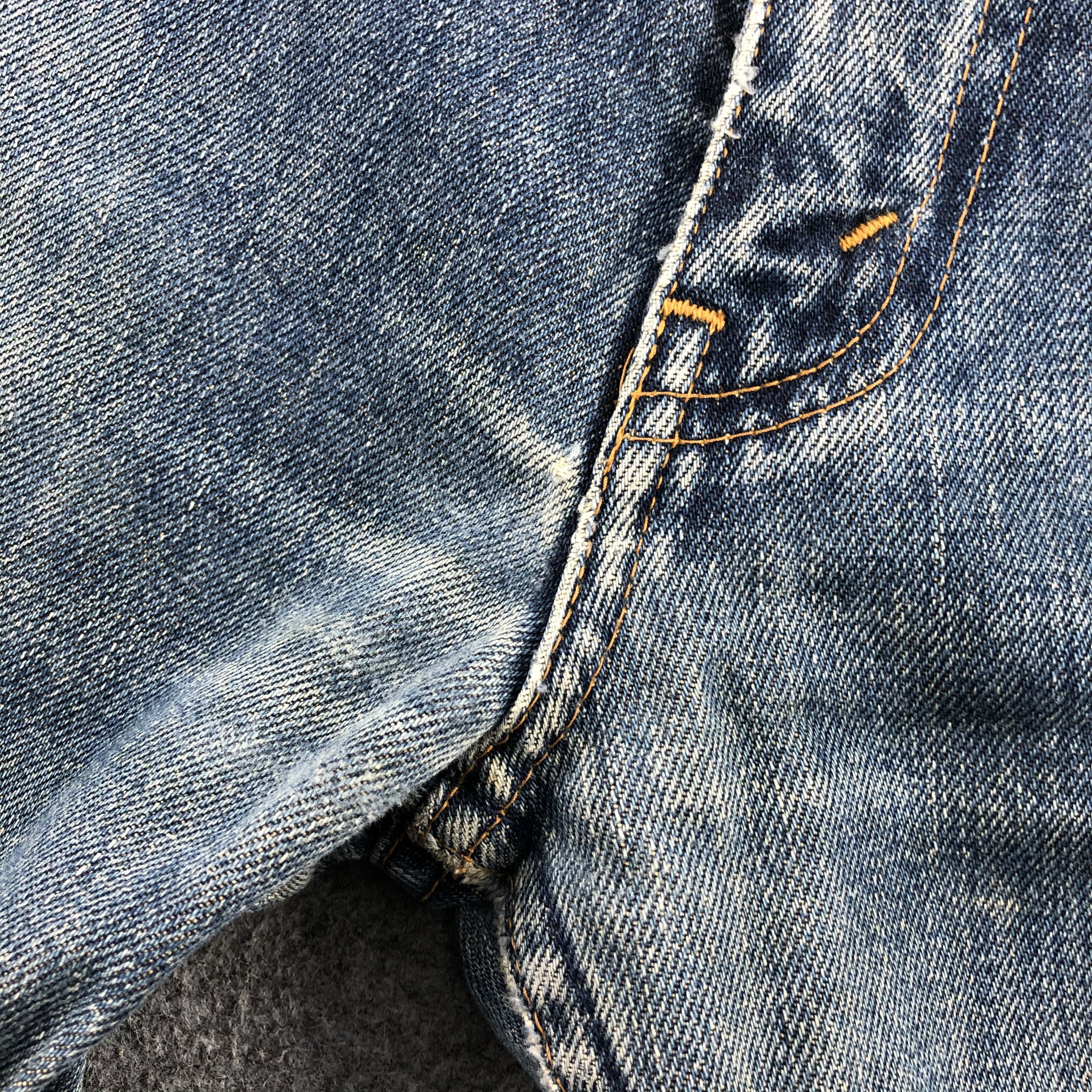 Levi's 90s Vintage Blue Wash Levis 607 Jeans-J1796 Size US 31 - 9 Thumbnail