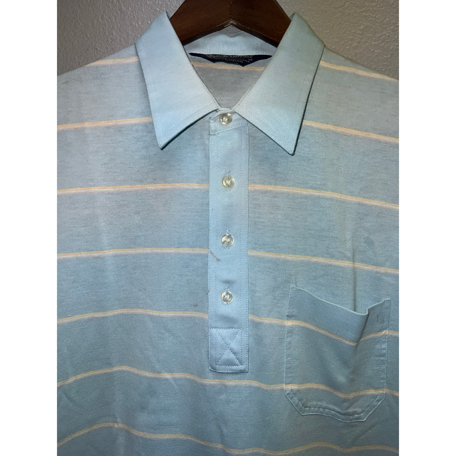 Arrow Vintage Arrow Golf Polo Shirt Tournament Blue Golfing 90s M Size US M / EU 48-50 / 2 - 2 Thumbnail
