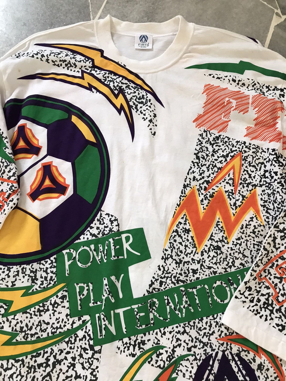 Vintage Vintage Finta World wide Brazil T-Shirt Size US L / EU 52-54 / 3 - 5 Thumbnail
