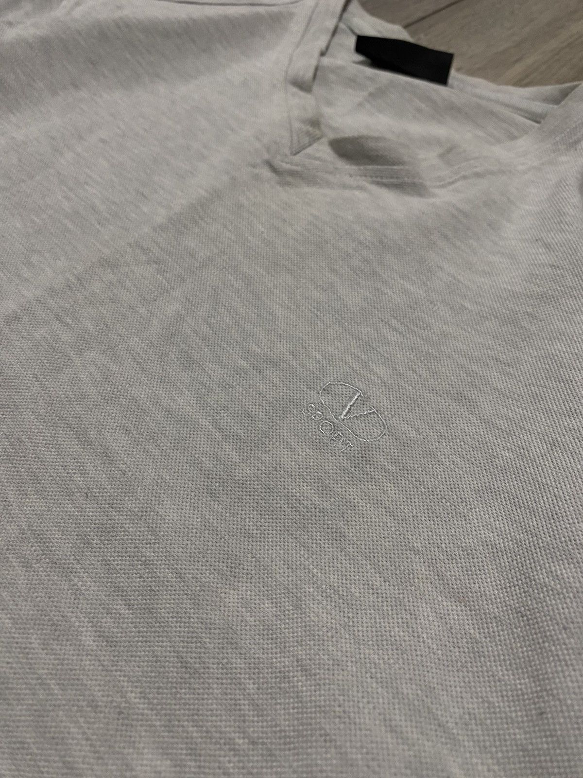Valentino Valentino Sport Vintage T-Shirt Basic Small Logo Grey Cotton Size US M / EU 48-50 / 2 - 2 Thumbnail